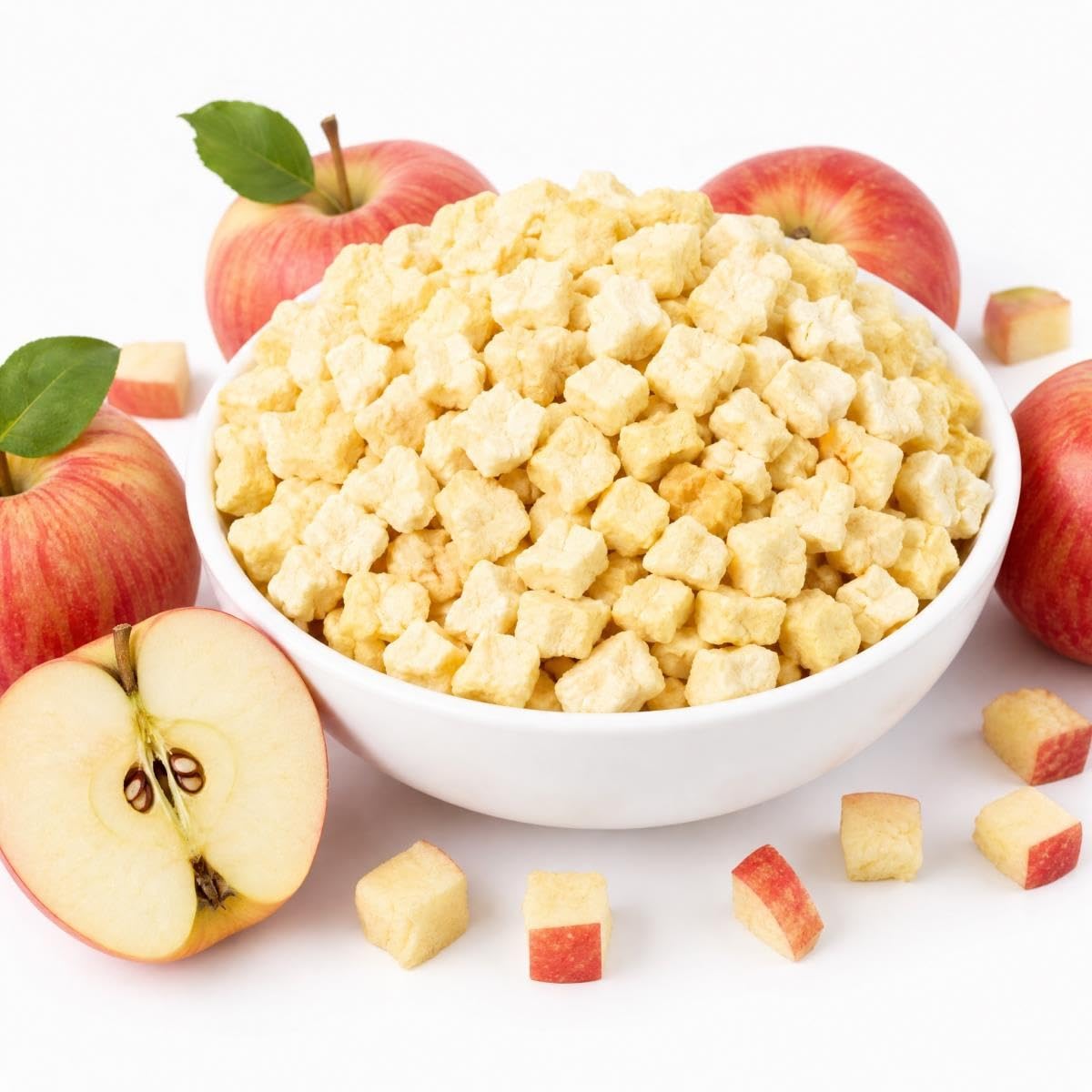 Trozos De Manzana Deshidratada,Snack De Fruta,Ingrediente Para Hornear,500g