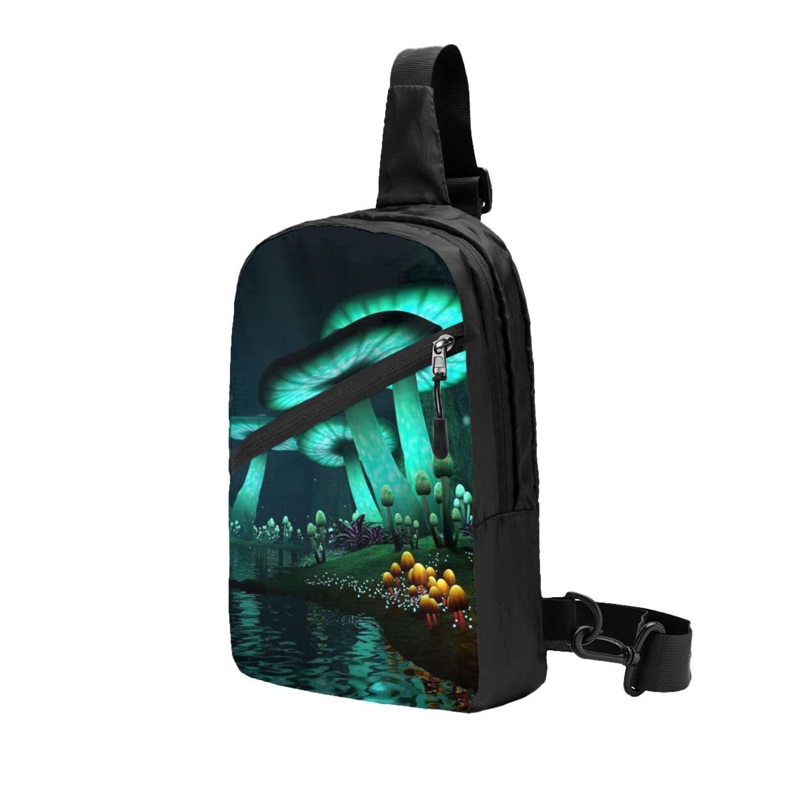 Psichedelico Neon Fungo Arte All'aperto Crossbody Borsa A