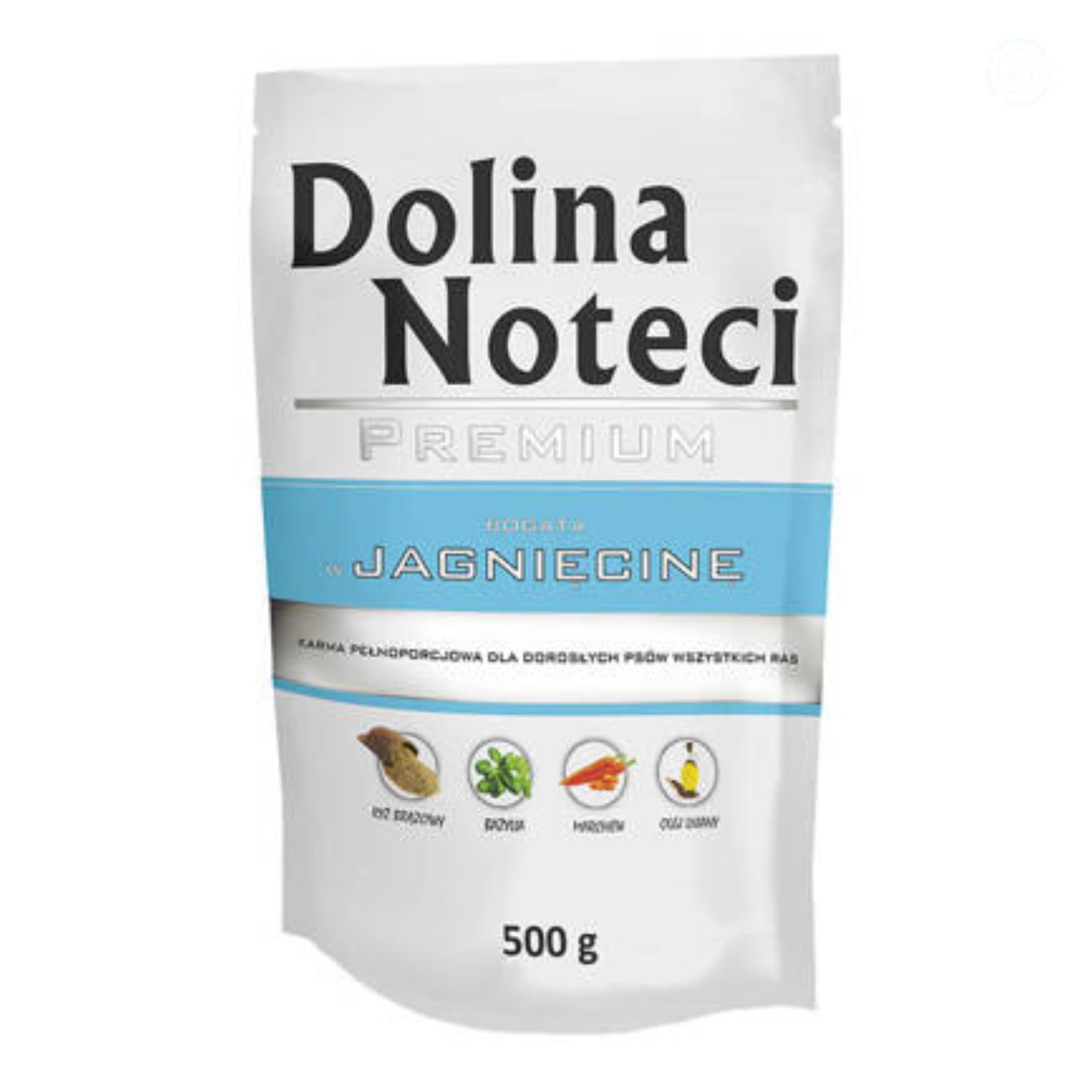Dolina Noteci Premium Adult Wet Dog Food with Lamb, Complete Dog Food, Gluten-Free (500g) โ image 1