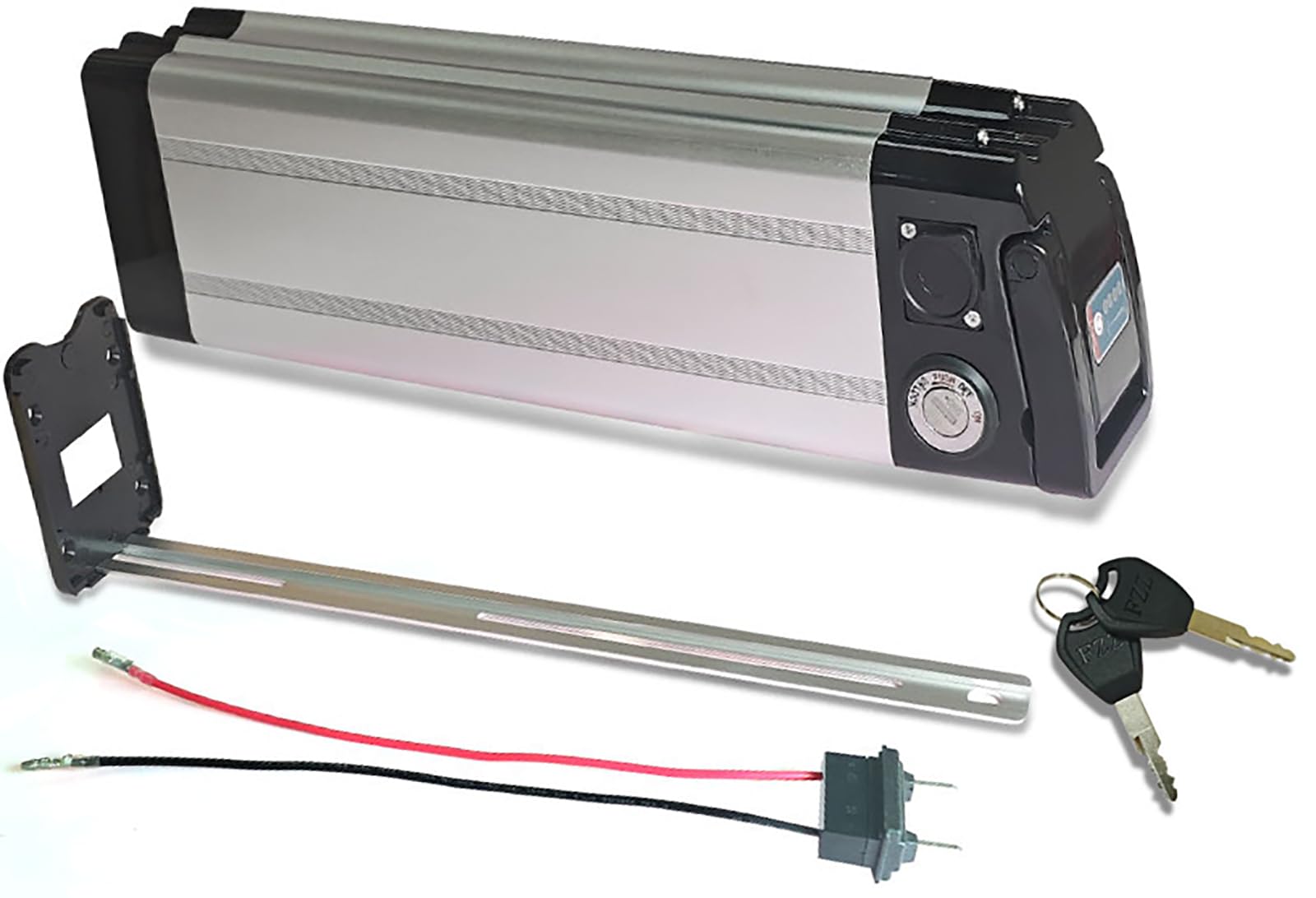 Batterie De Vélo Électrique 24V, Batterie Lithium-ION 24V 10Ah 13Ah 20Ah pour Vélo Électrique, avec BMS Et Chargeur, Étanche, pour Remplacement De Motos Et Cyclomoteurs Électriques