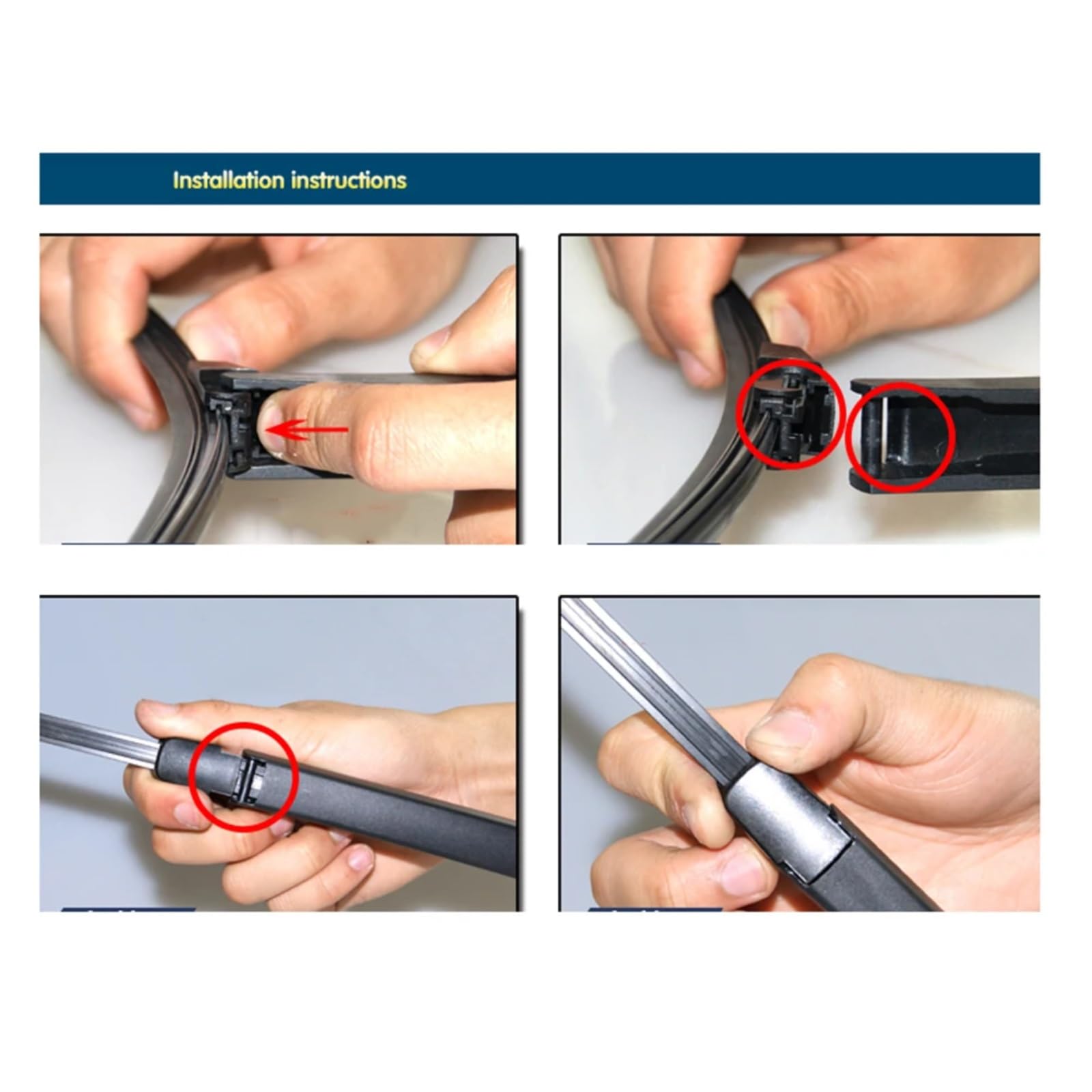 Escobillas Limpiaparabrisas Para VW Para Golf MK5 2005-2009 | Escobillas de limpiaparabrisas delanteras y traseras repuestos accesorios 3 uds. 24 "19" 13"