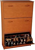 Vista 2 de Venture Horizon Zapatero triple apilable - Negro