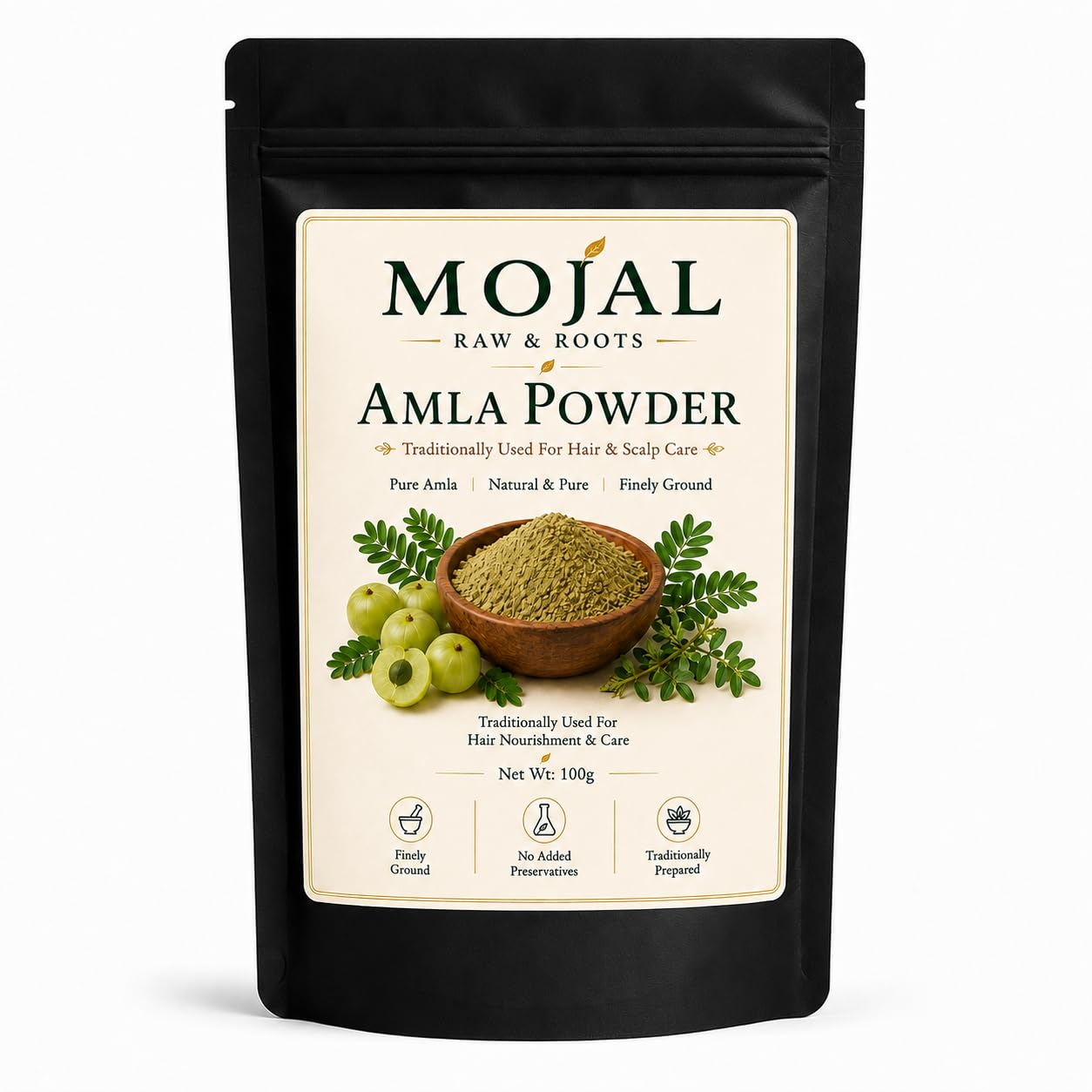 Amla Powder 100g | 100% Natural Indian Gooseberry Powder for Hair & Skin