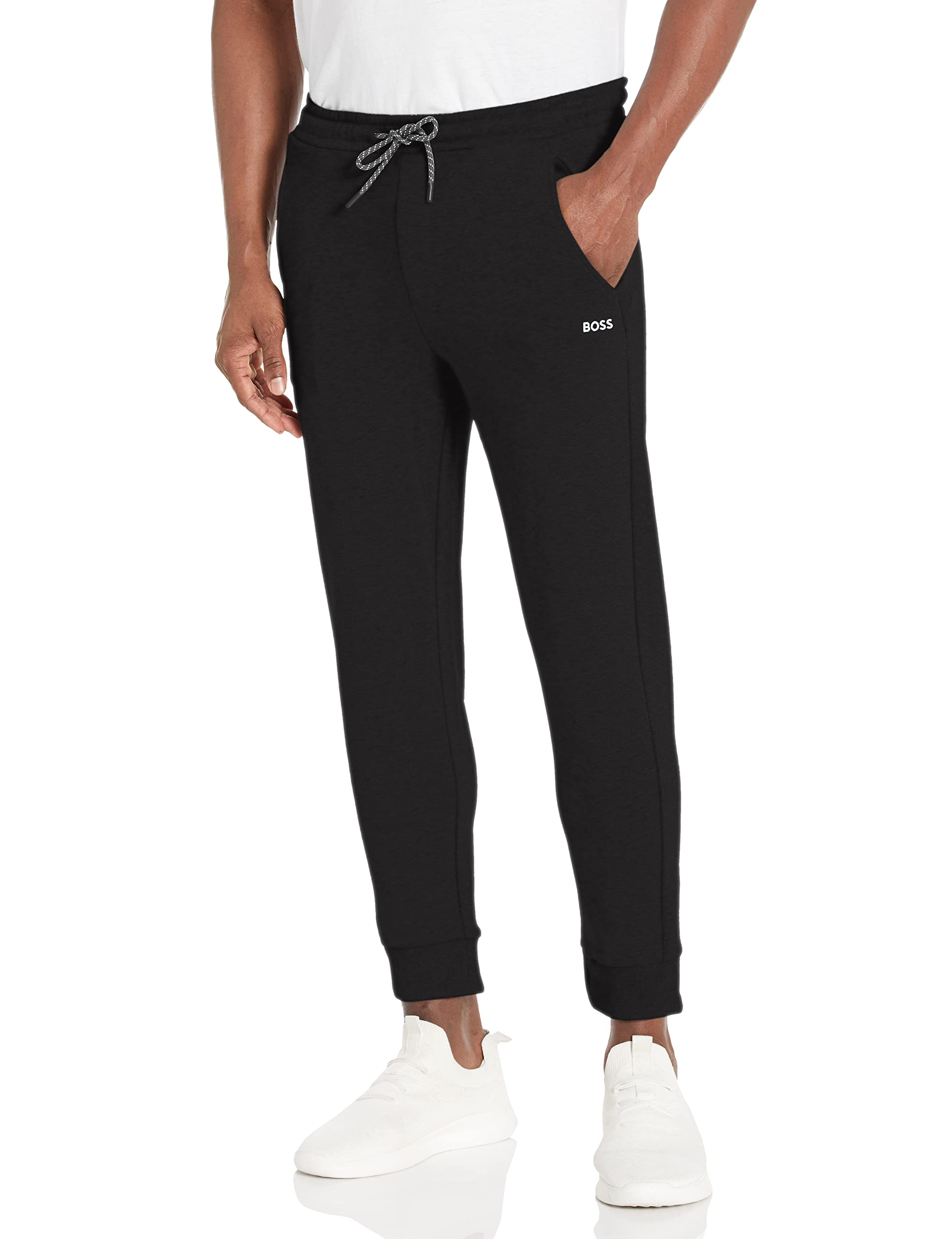 BOSSMen's Tonal French Terry Cotton Sweatpants