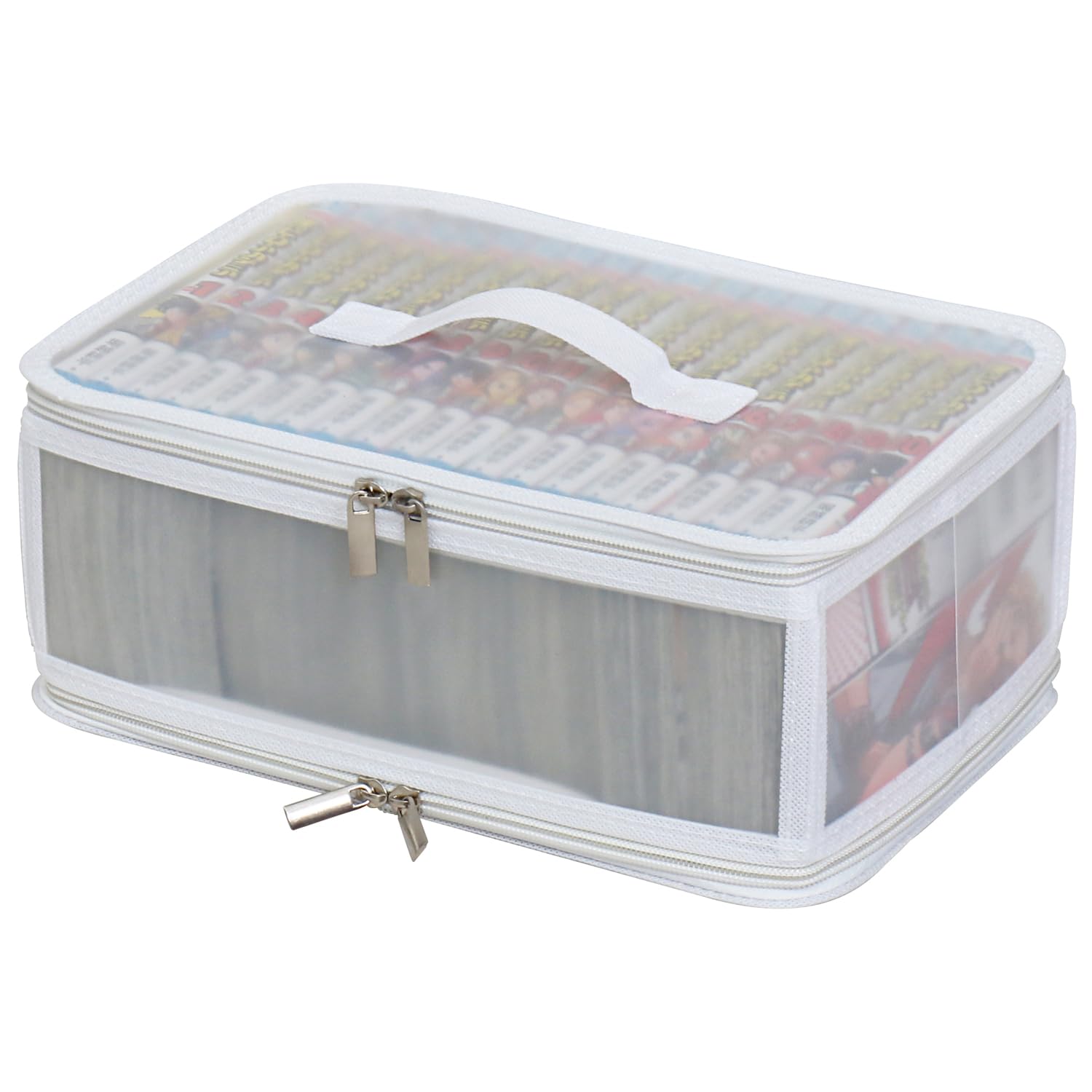 Amazon｜アストロ コミック収納ケース クリアケース ホワイト ホコリ