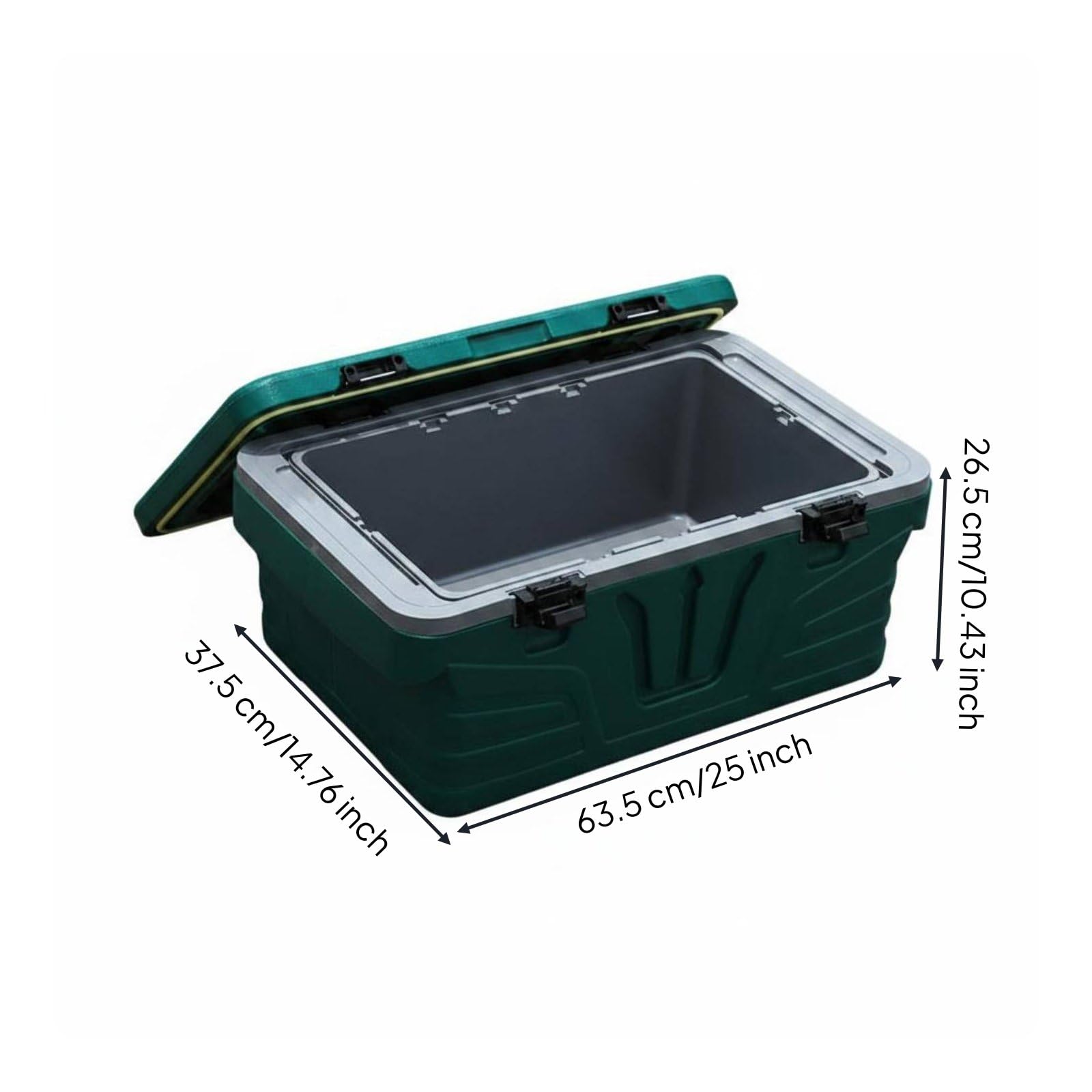 Box Termico con Coperchio Isolamento a Lunga Durata Contenitore Isotermico Portatile Leggera Scatola Termica Riutilizzabile per Ambulante