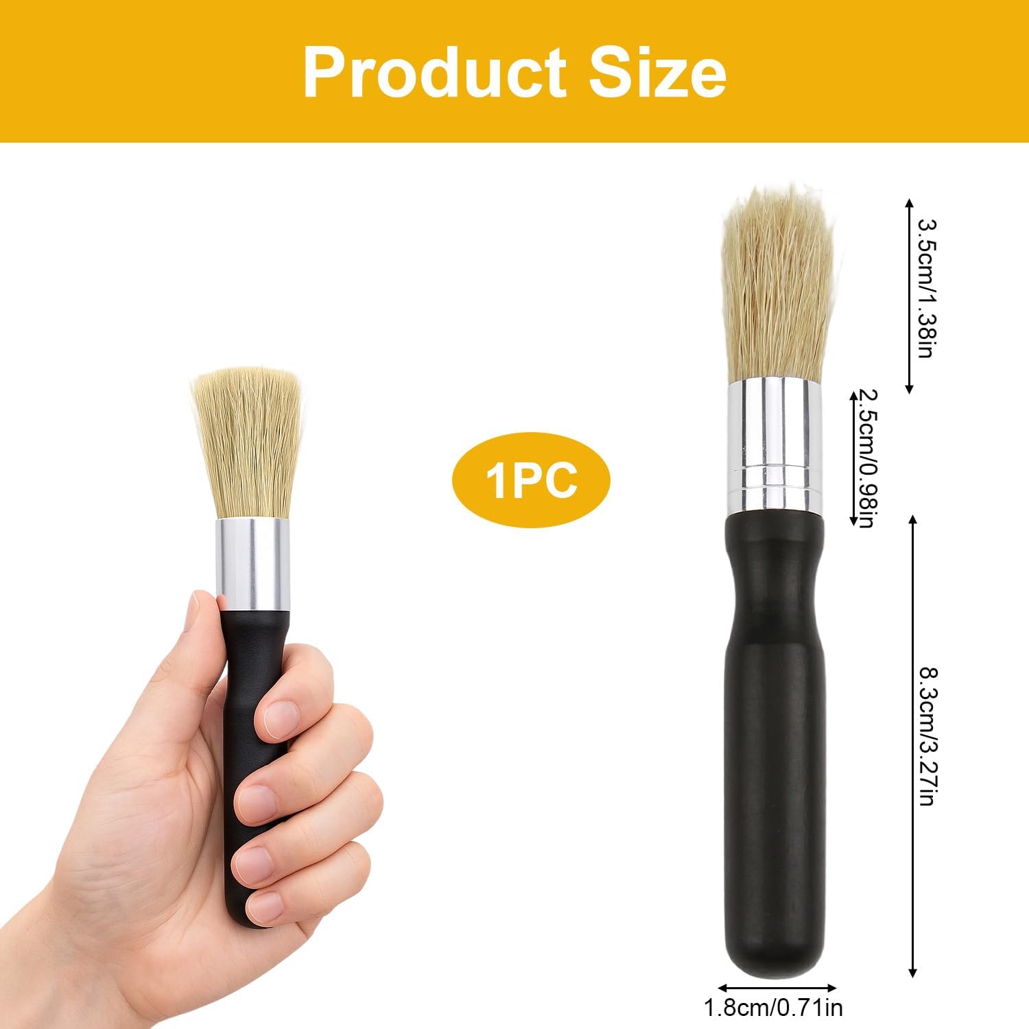 Barista Brush - Vegan Coffee Brush for Espresso Machines, Portafilter Accessories & Coffee Grinders, Sustainable Barista Accessories & Espresso Accessories for Effective Cleaning image 2