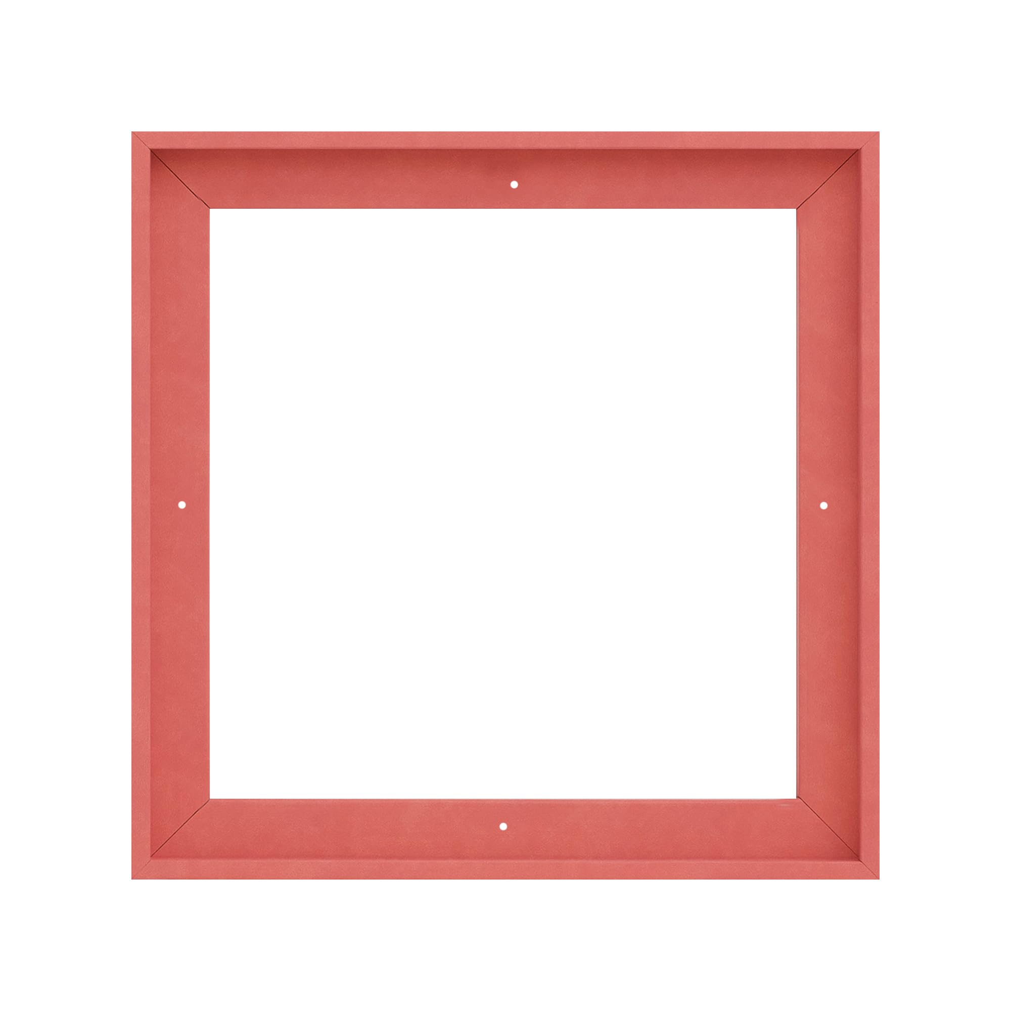 Pixy Canvas Floater Frame 45x45 for 1-1/2 (1.5) inch Deep Canvas Paintings/Canvas Prints/Wood Canvas Panels/Wall Art/Wall Decor/Home Decor/Artwork (Pastel Red/Pink, 45 x 45 inch, Square)