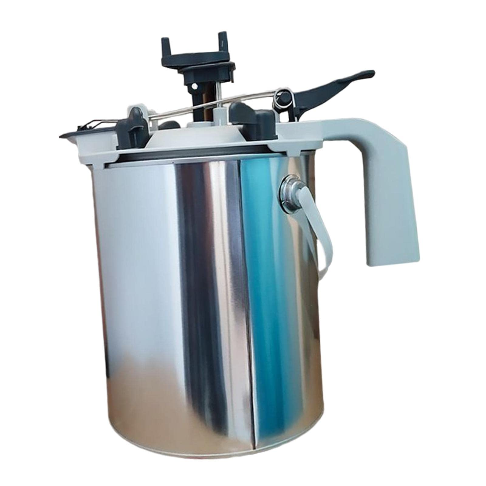 Jamnik Silver Mixing Mate Paint Lid Kit,Universal Paint Dispenser, Color Mixer With Bucket, For Stirring, Storing And Pouring (4L)