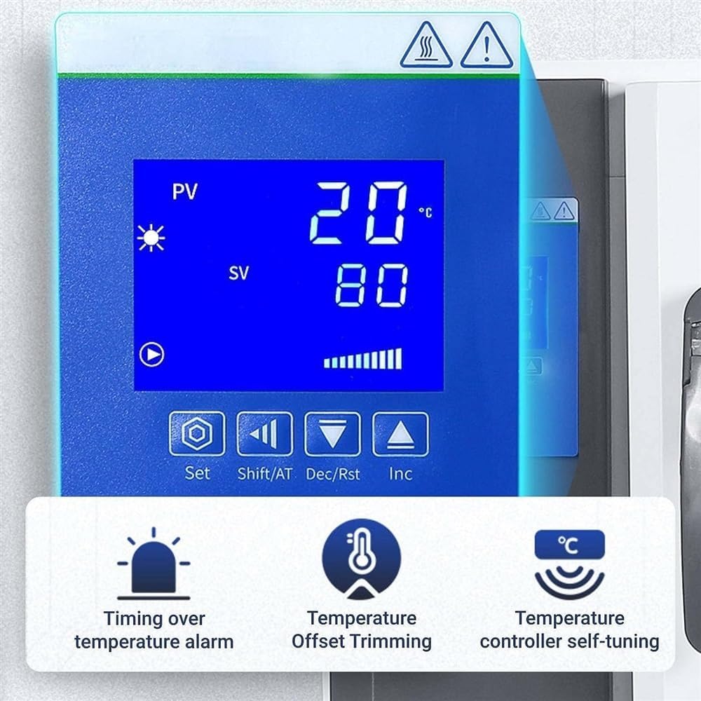 Forno a convezione digitale con controllo costante della temperatura per l'essiccazione di componenti elettronici e semi