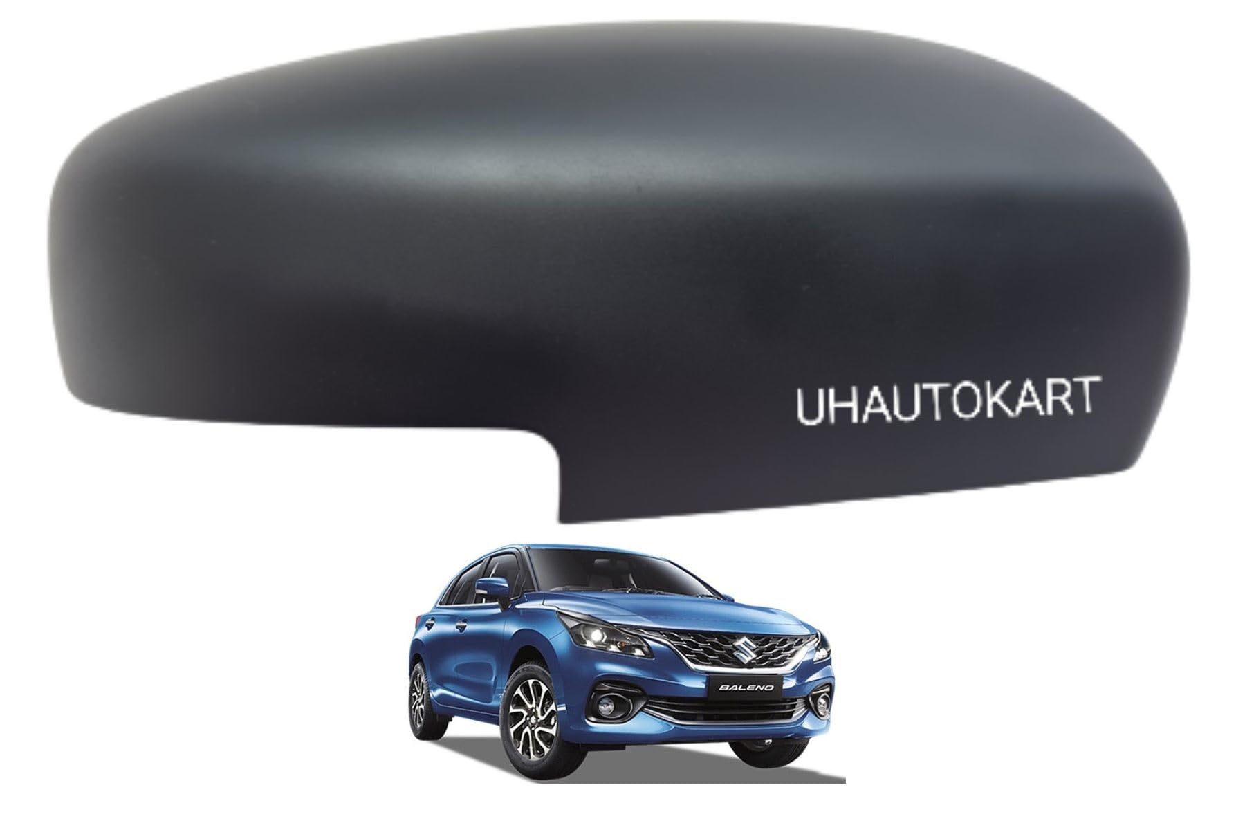 Car Side Mirror Cover/Cap/Scalp Compatible With Baleno (2015-2022) With Indicator Cut For Right Side