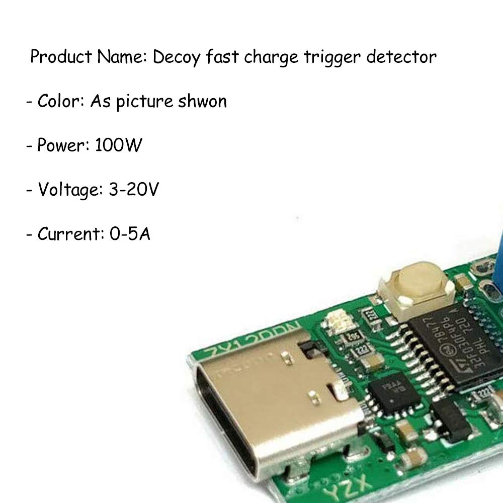 USB PD Trigger USB-C PD Trigger Module – ZY12PDN Detector For Fast ...