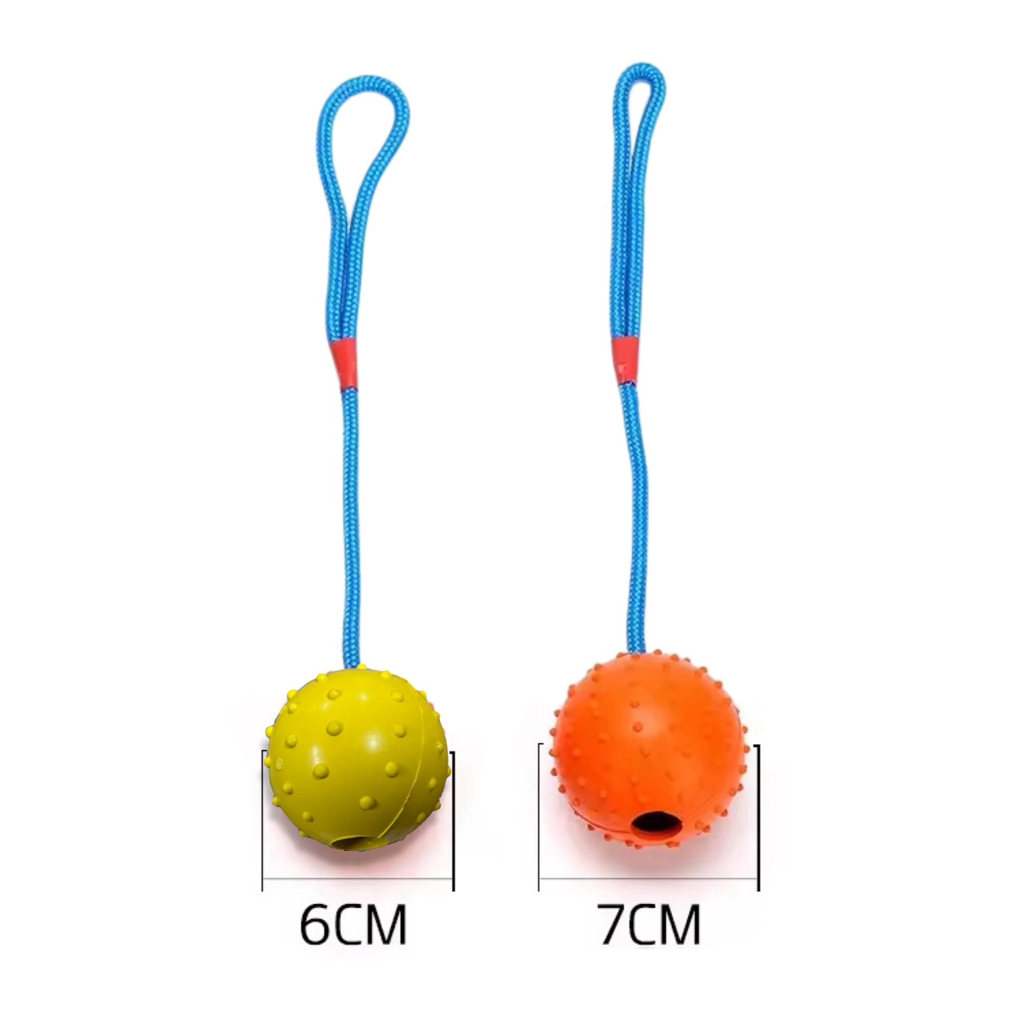 SparkDog Langlebiger Hundeball – 2 Stück, 6cm, ETPU, Schwimmend, Für Chuckit Launcher