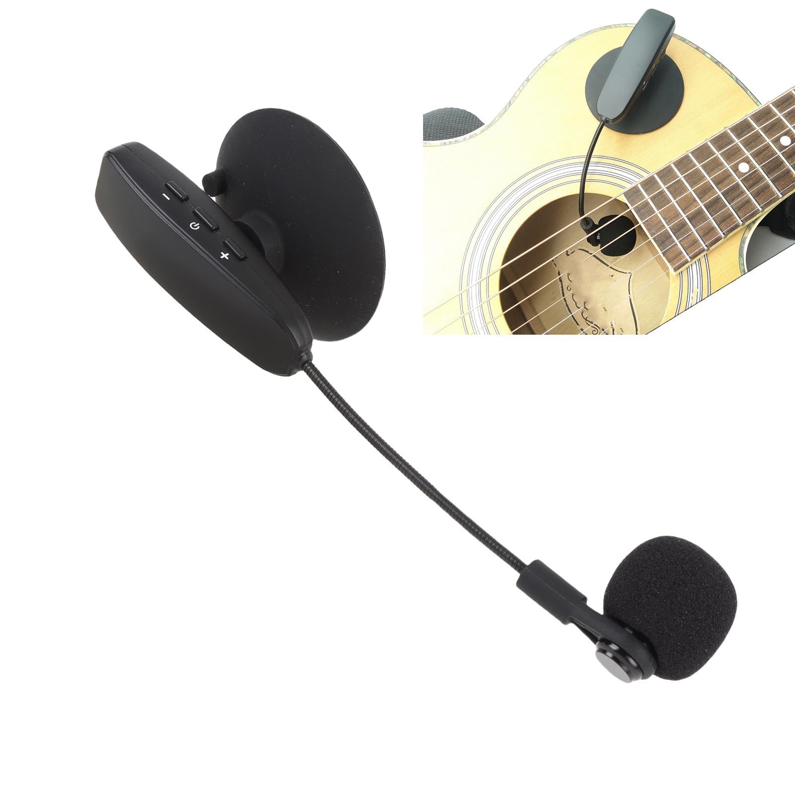 Geigenmikrofon, 2,4 G Instrumentmikrofonsystem mit 3,5 Mm und 6,35 Mm Schallausgang, Kompatibel mit Briefen, Cellos, Guzhengs, Gitarren, Akkordeons