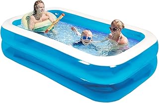 Paddling Pool, 2.62m Swimming Pool Inflatable Pool Toys Kids Pool Swimming Pool Toys Baby Paddling Pool above Ground Pool for Kids Backyard Indoor & Outdoor 103" X 69" X 20"