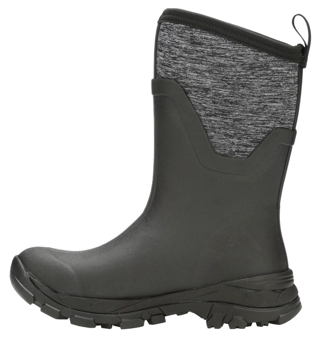 Muck ASVMA100W7 Women's Arctic Ice Mid AGAT (Replaced AS2MV-100) Black/Jersey Heather 7 Womens