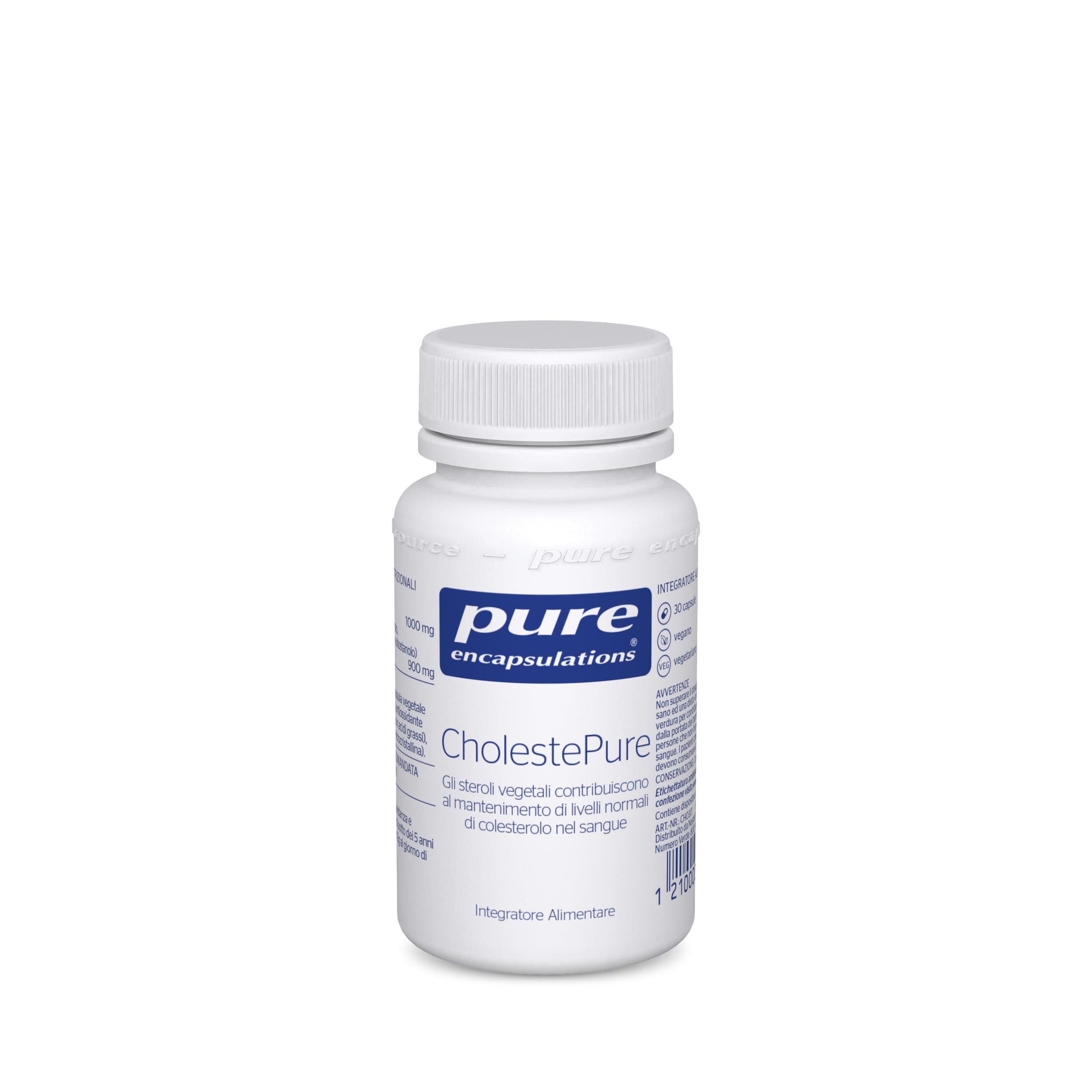 Pure Encapsulations - CholestePure Plus – Integratore con Fitosteroli Vegetali da Soia – Colesterolo Normale – 30 Capsule