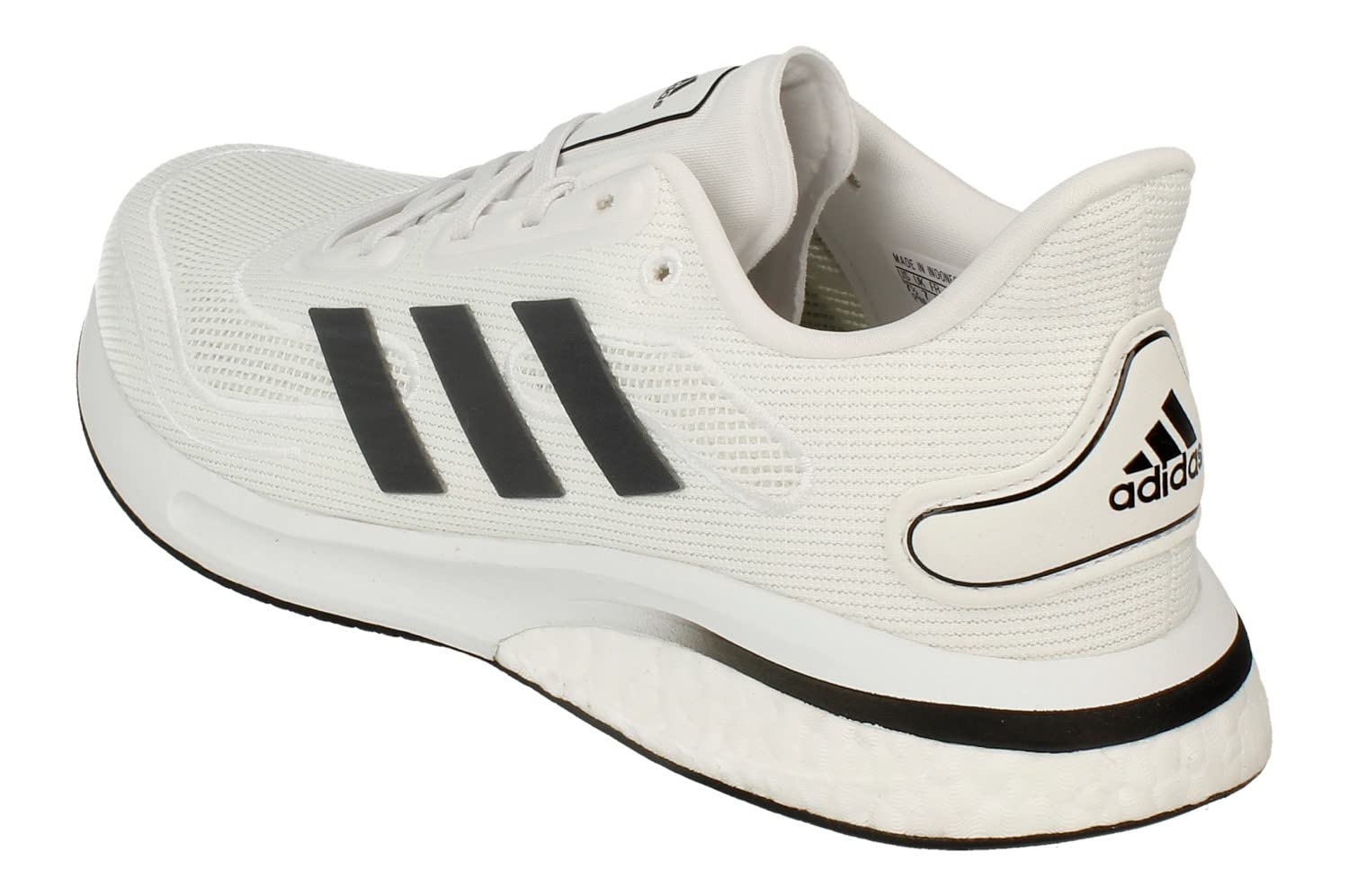 adidas Supernova Mens Running Trainers Sneakers (UK 7 US 7.5 EU 40 2/3, White Black Grey FV6026)