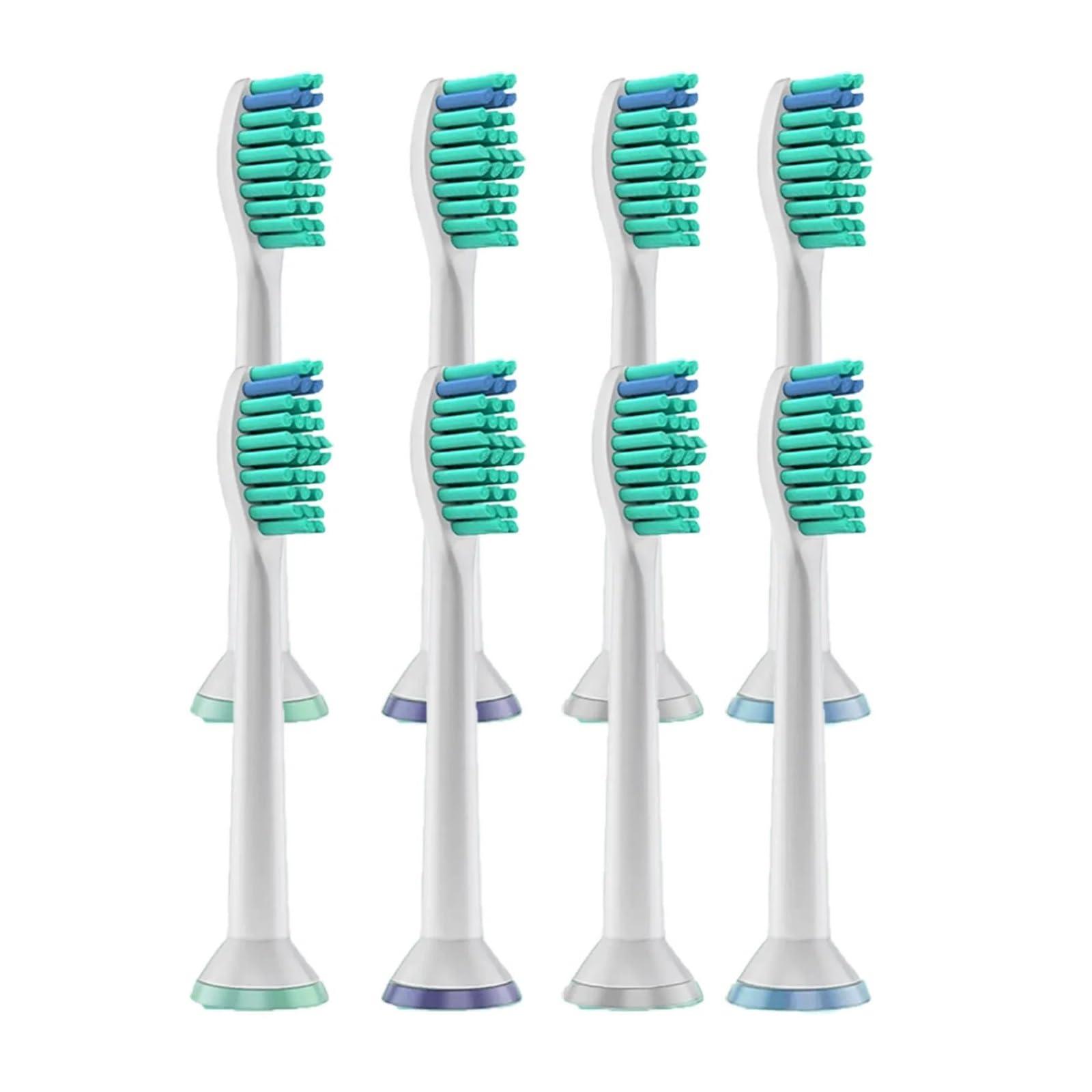 4/8/12/16/36 Testine di ricambio per spazzolino elettrico, compatibili con Philips, Testine per spazzolino elettrico 1100 2100 4100 4300 5100 5300 6100 6500 ecc. (8 pezzi)