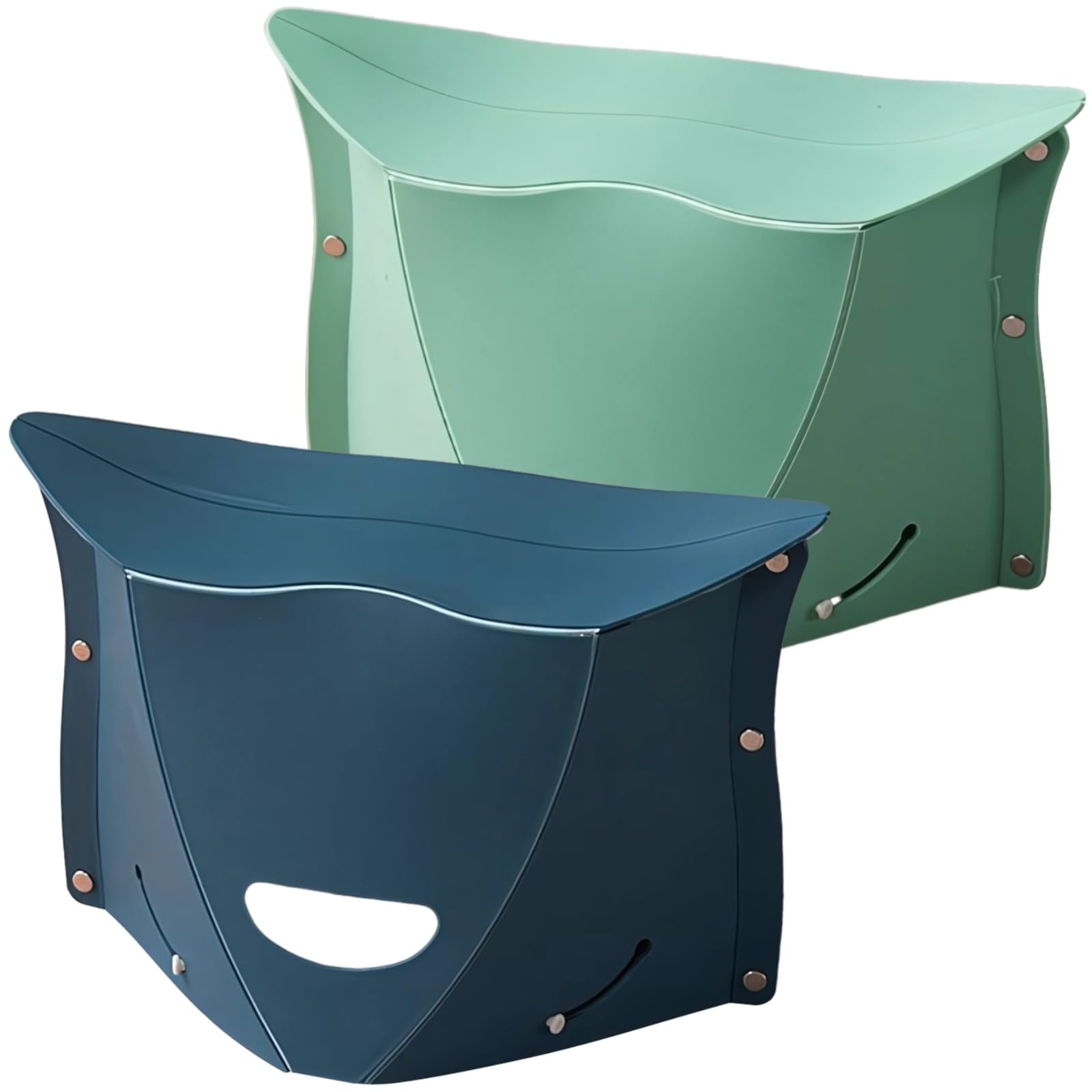 2 poggiapiedi pieghevoli per viaggi, sgabello portatile in plastica, poggiapiedi ergonomico per treno e viaggi su strada, sgabello da viaggio compatto, accessorio da campeggio all'aperto