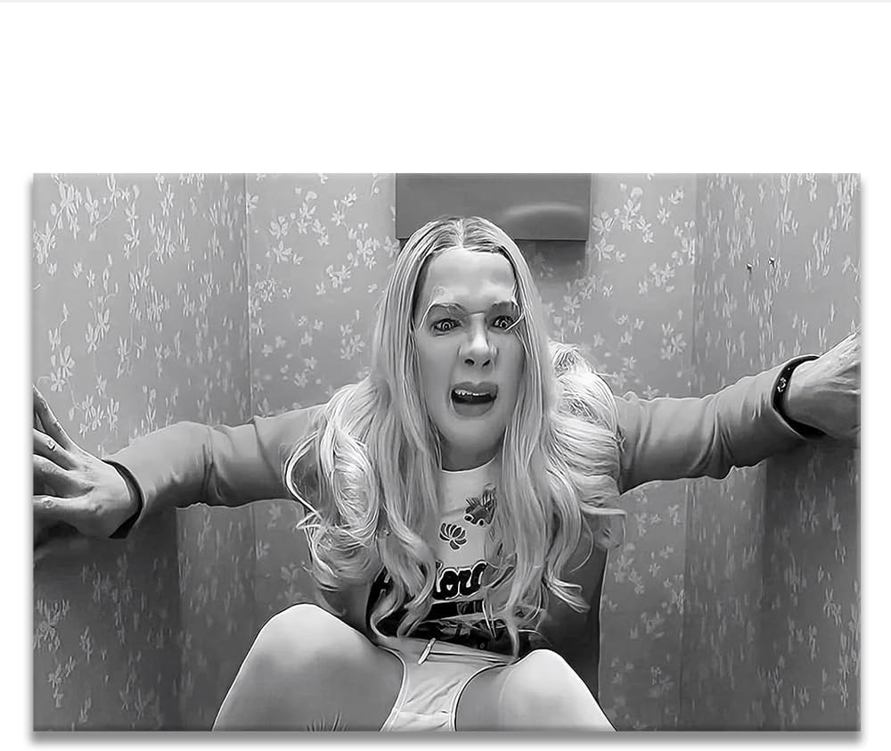 Black and White Comedy Movie Poster Canvas Wall Art