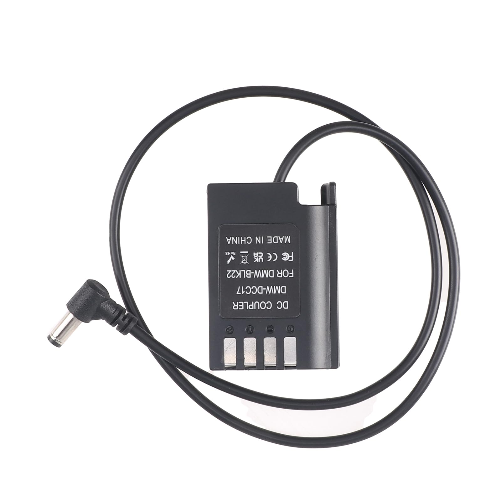 Amazon.com : FocusFoto DC Male Plug to DMW-BLK22/DMW-DCC17 Decoded