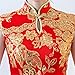 Shanghai Story Keyhole Cheongsam Lace Mermaid Sequins Qipao Dress 10 Red