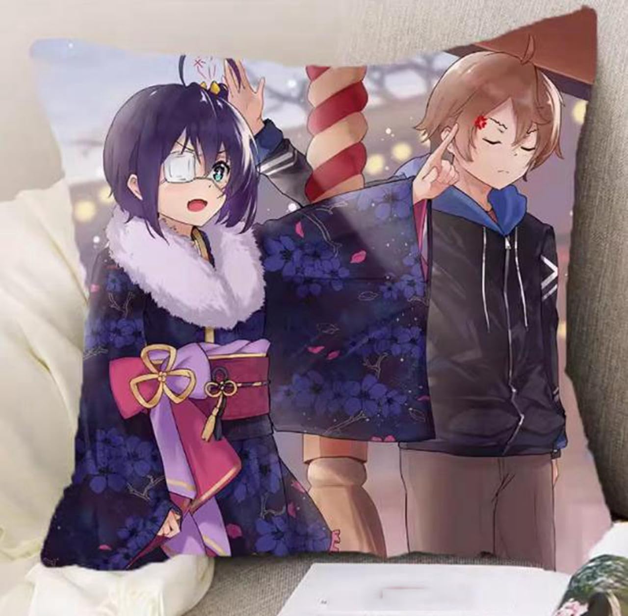 Amazon | 抱き枕 中二病でも恋がしたい 小鳥遊 六花 抱き枕 背当て