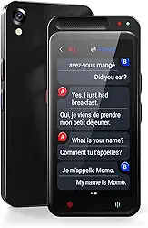 Dispositivo tradutor de idiomas, dispositivo tradutor instantâneo bidirecional portátil em tempo real de alta precisão, 138 idiomas online/offline/voz/texto/tradução de fotos para viagens e