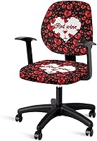 Vista 21 de Funda para silla de oficina con estampado de margaritas, fundas elásticas elásticas para silla de escritorio de oficina, funda suave para silla