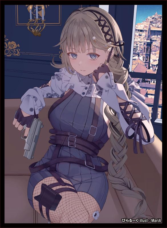 α1 ぶいすぽっ！ 部屋&ハンドガン 英リサ スリーブ&プレイマット α1 ぶいすぽっ！ 部屋&ハンドガン 英リサ スリーブ&プレイマット α1 ぶ