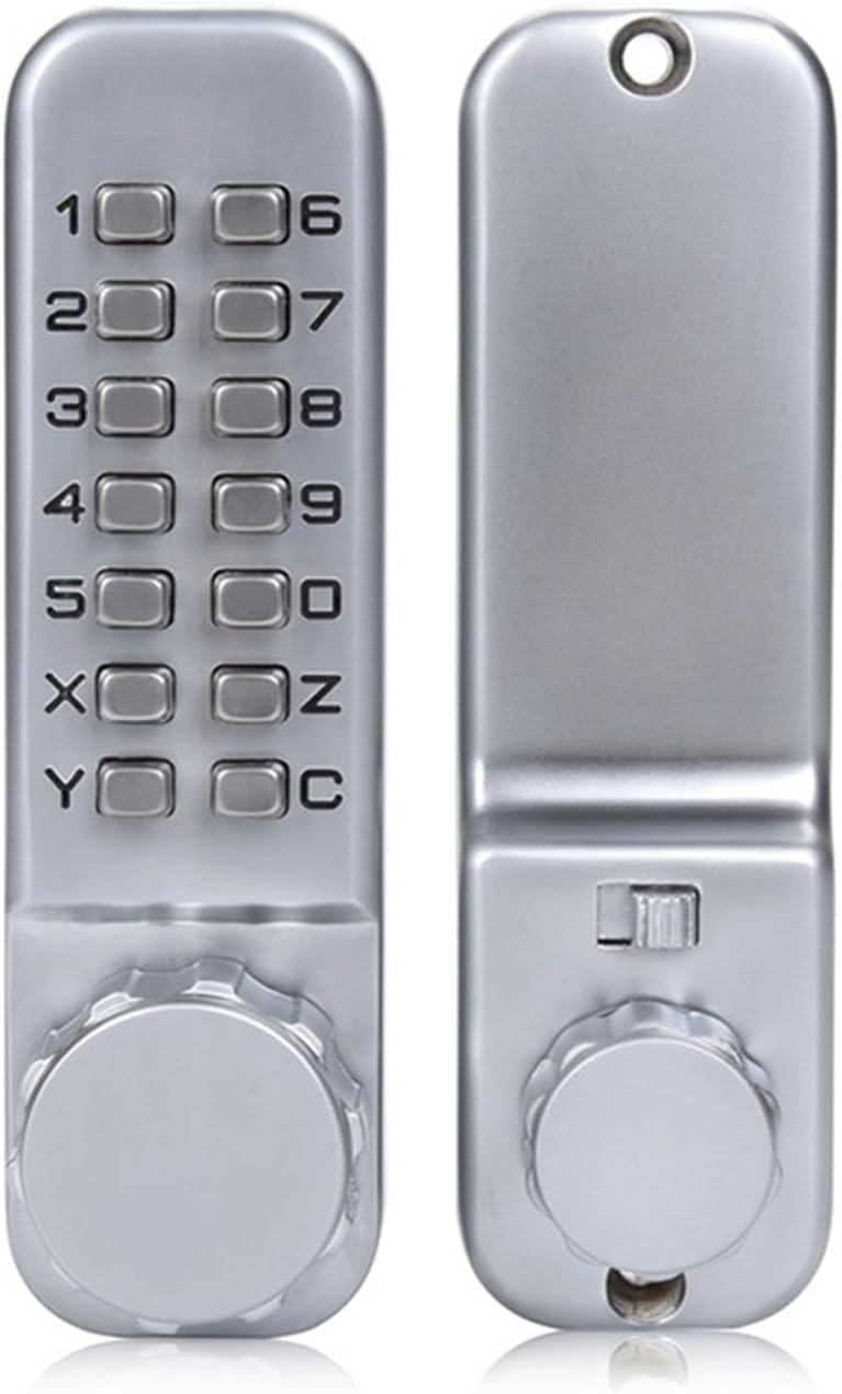 1Pcs Zinc Alloy Keyless Combination Mechanical Digital Door Lock No Power Push Button Code Locks for Home Furniture Hardware