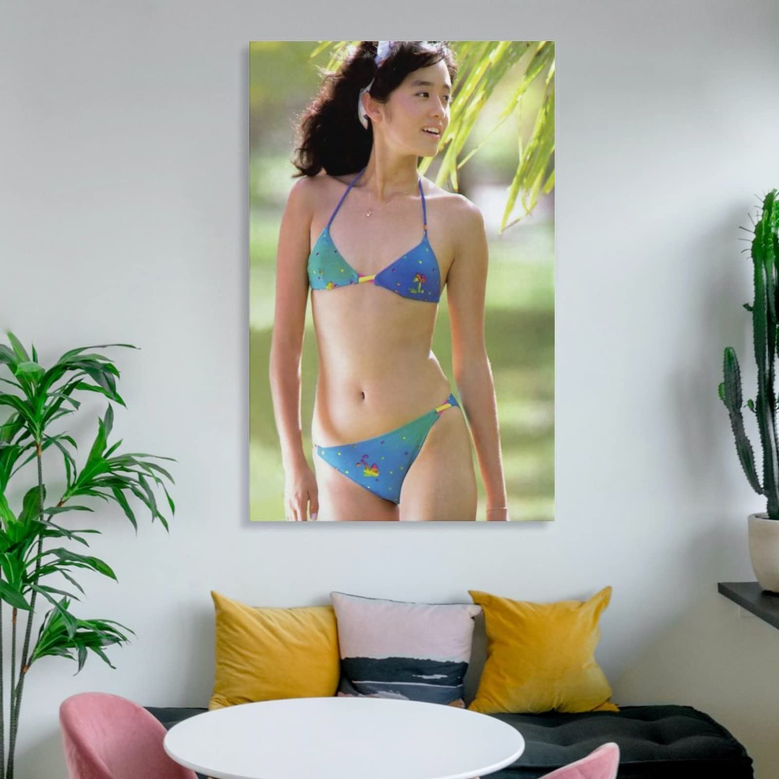 Amazon.co.jp: 早見優写真ビキニ下着アートパネルポスター アート