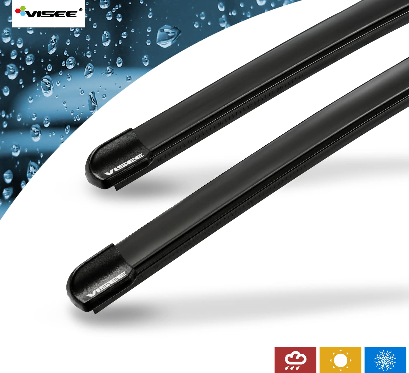VISEE Tergicristalli Anteriori Per Opel Zafira Tourer C (2011-2019) - 800/700 Mm, Attacco H004