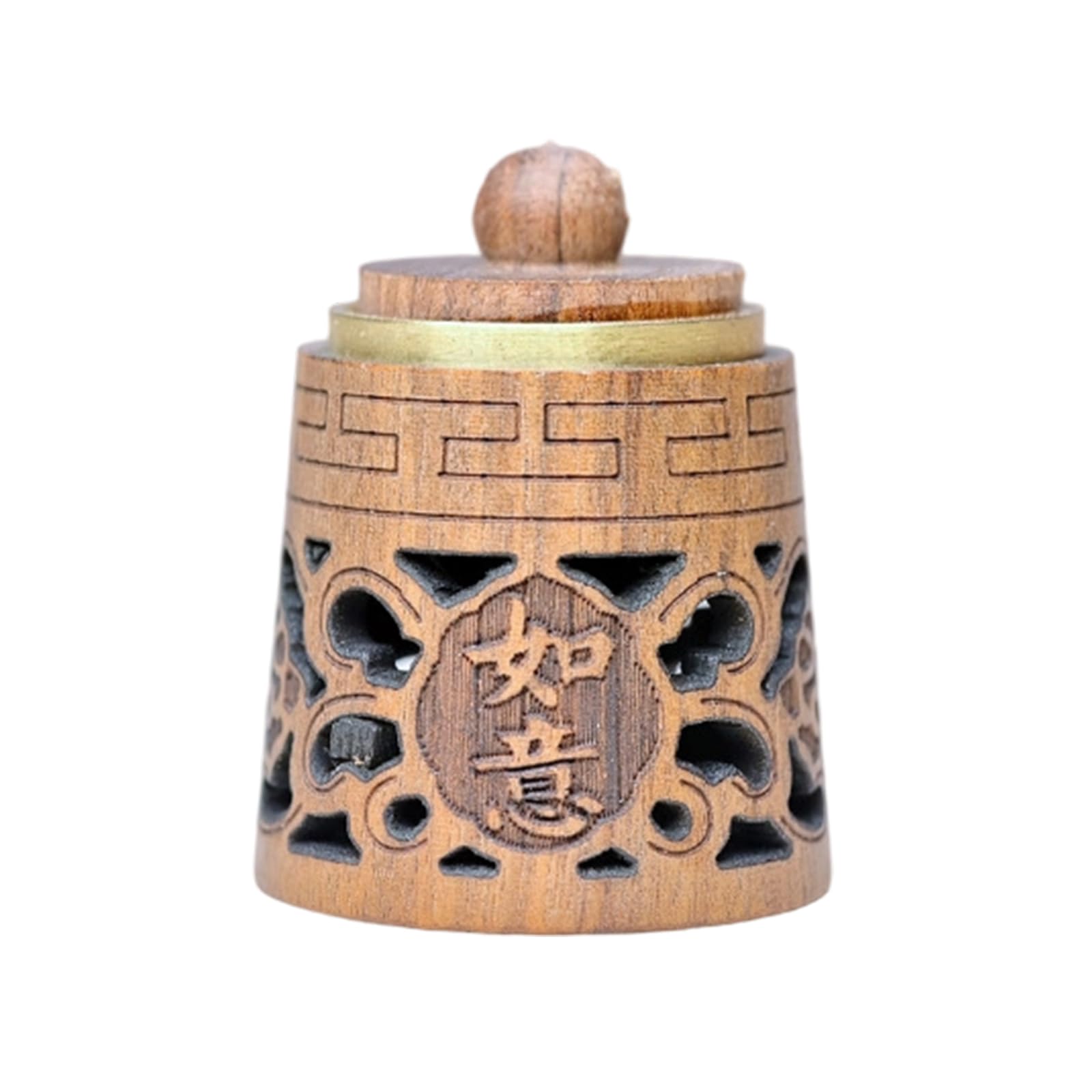 Tsophreniq Wooden Carving Scented Diffuser Pendant Bottle for Home Fragrances Decoration Aromatherapies Dispenser Hanging Charm Aromatherapies Diffuser Bottle