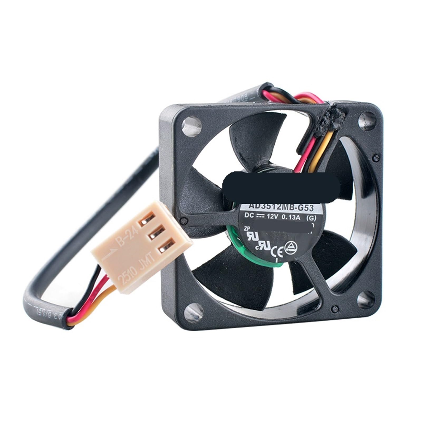 JJKKOZVQF AD3512MB-G53 3.5cm 35mm fan 35x35x10mm DC12V 0.13A 3pin Dual ball bearing cooling fan