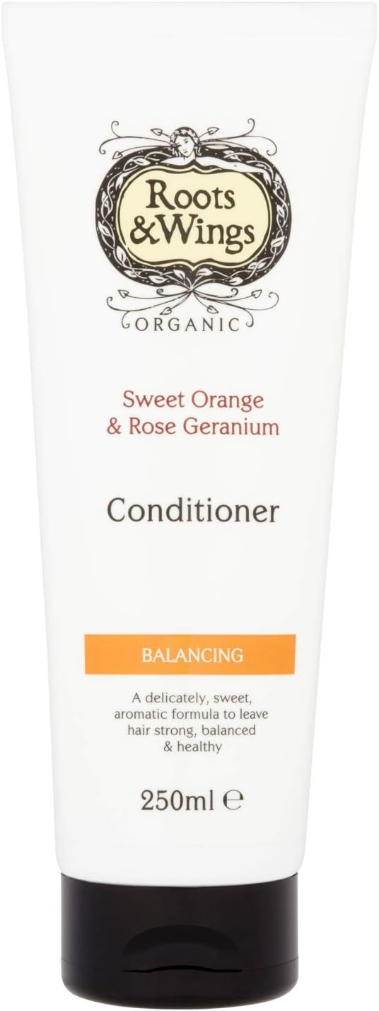 Roots & WingsOrganic Balancing Sweet Orange and Rose Geranium Conditioner 250ml