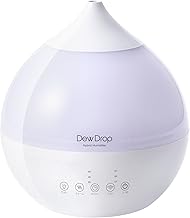 スリーアップ アロマ ハイブリッド加湿器 3.3L 最大加湿量 350ml/h 10畳 デュードロップ L ホワイト HFT-1718WH