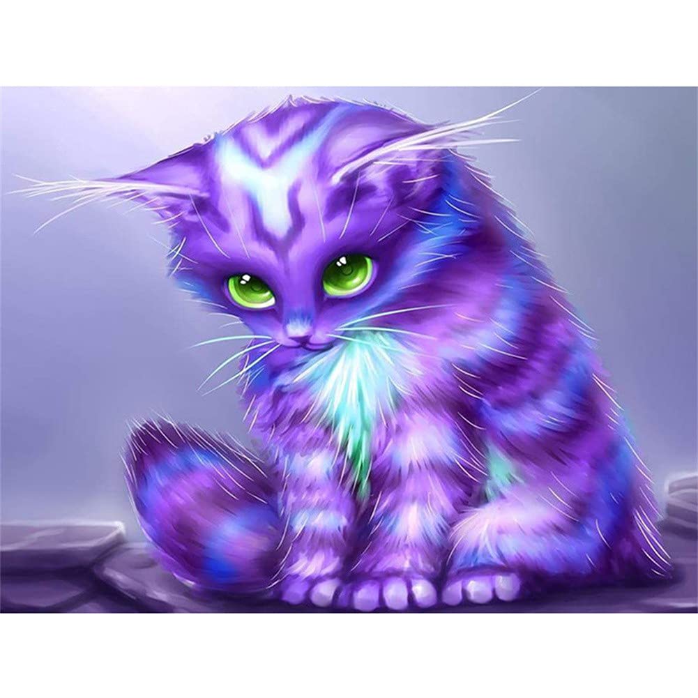 Diamant Peinture chaton kit complet 40x100cm pour broderie strass