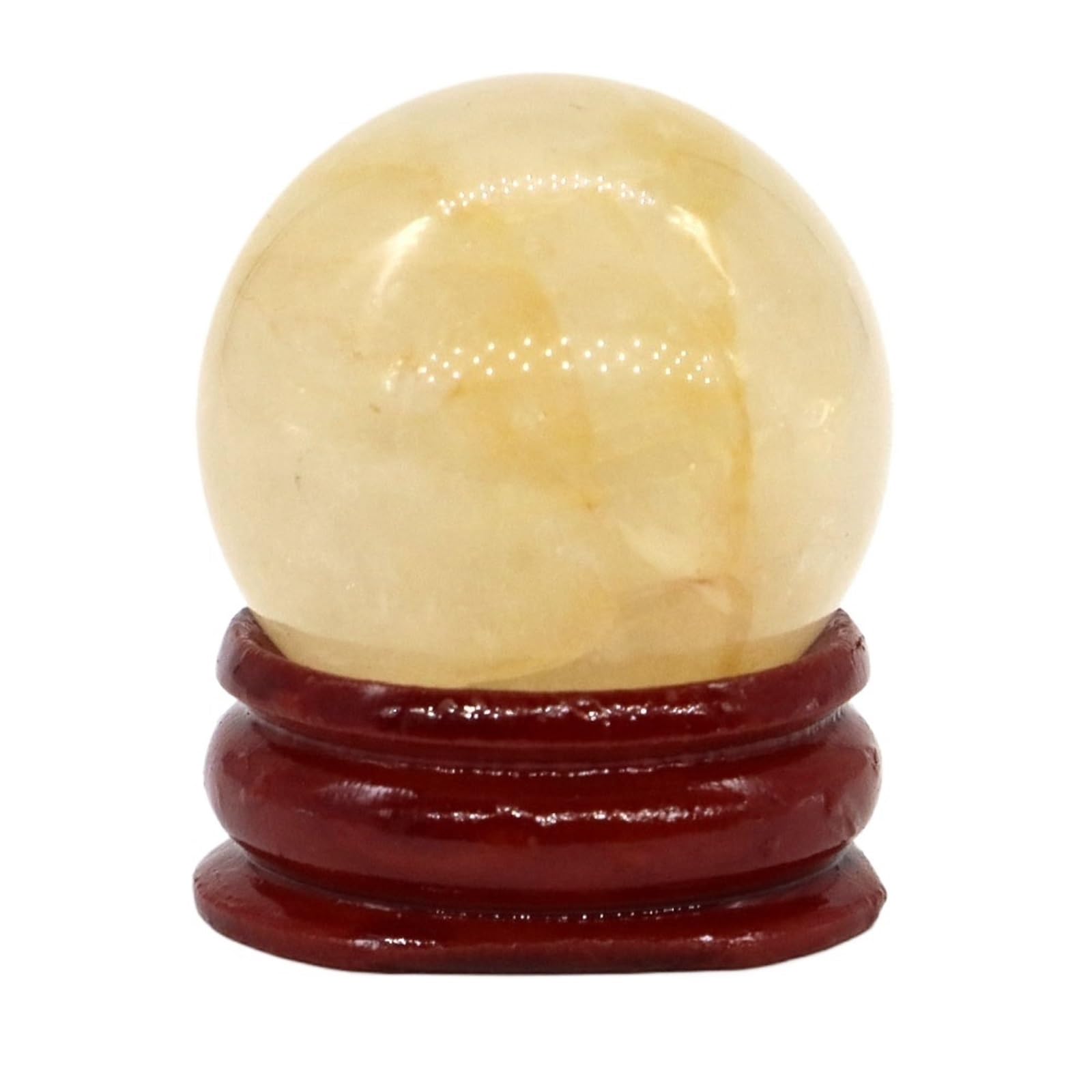 BAYNOPURIN Crystal Sphere 30mm Stone Sphere Quartz Globe Mineral Collection Household Decor