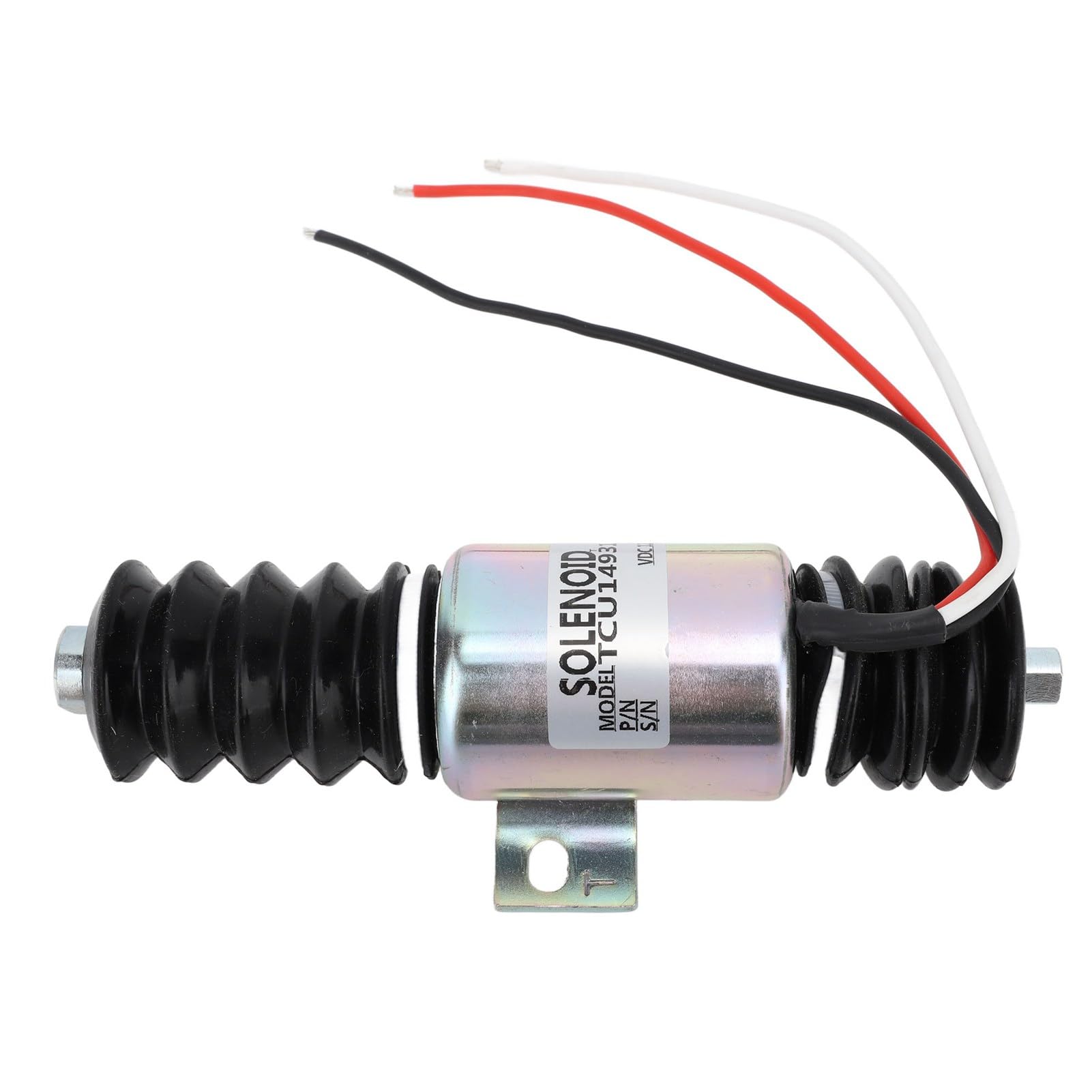 Akozon Elektrozawór Odcinający Paliwo Generatora — TCU14931 Elektrozawór Elektromagnetyczny Płomienia Generatora 12 V 55 Mm Elektromagnetyczny Zawór Odcinający Paliwo Układ Hydrauliczny
