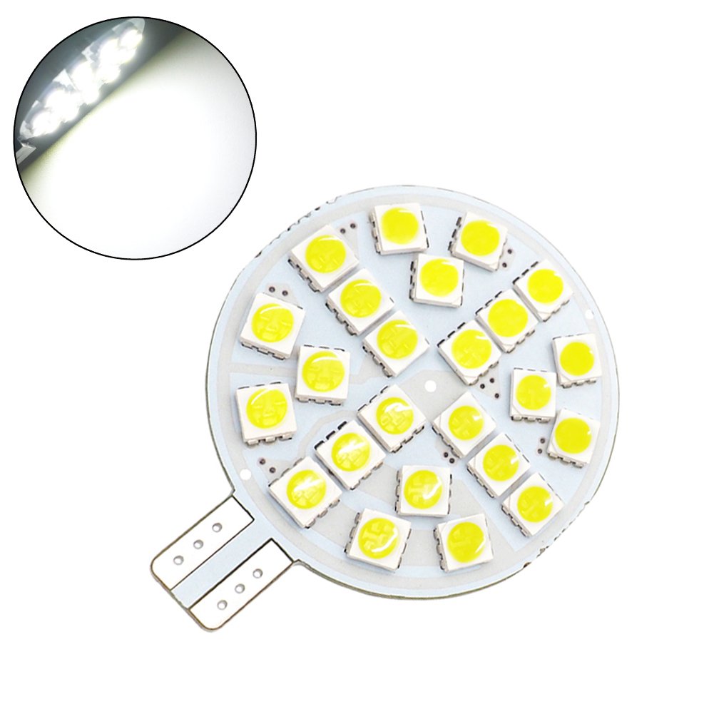 Grv T10 921 194 lampadina LED 24 – 5050 SMD super luminoso lampada 12 V AC/DC 12 V -24 V per camper barca Iandscaping soffitto a cupola luci interne (° generazione)