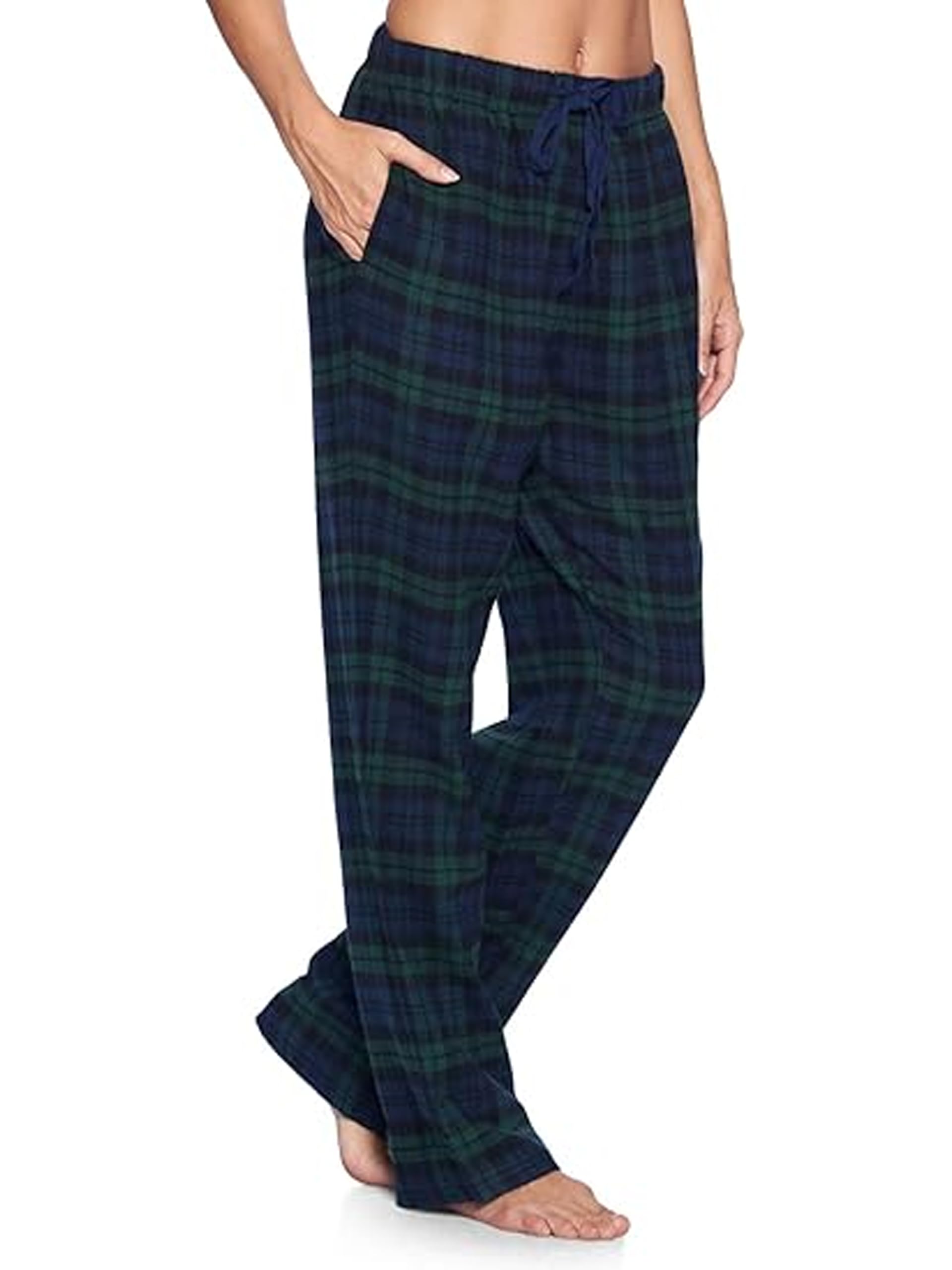 Women's Super Soft Flannel Plaid Pajama Sleep Pants