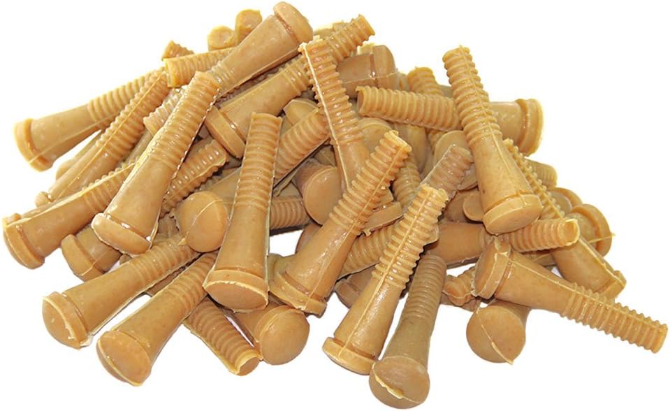 KuKoo Rubber Fingers Replacement for Poultry & Chicken Pluckers, 60 Per Pack, Yellow