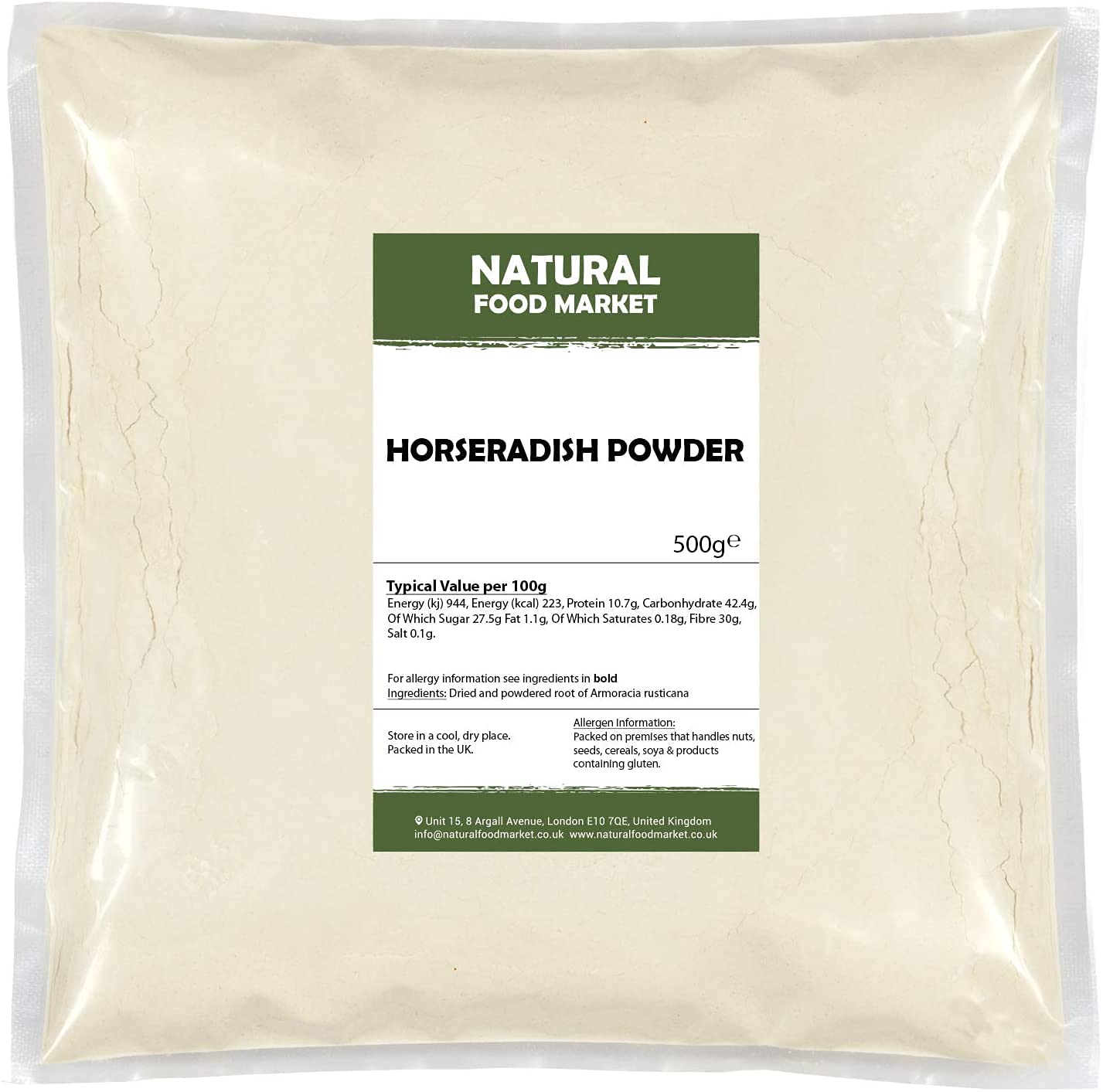 Horseradish Powder 500g by Natural Food Market