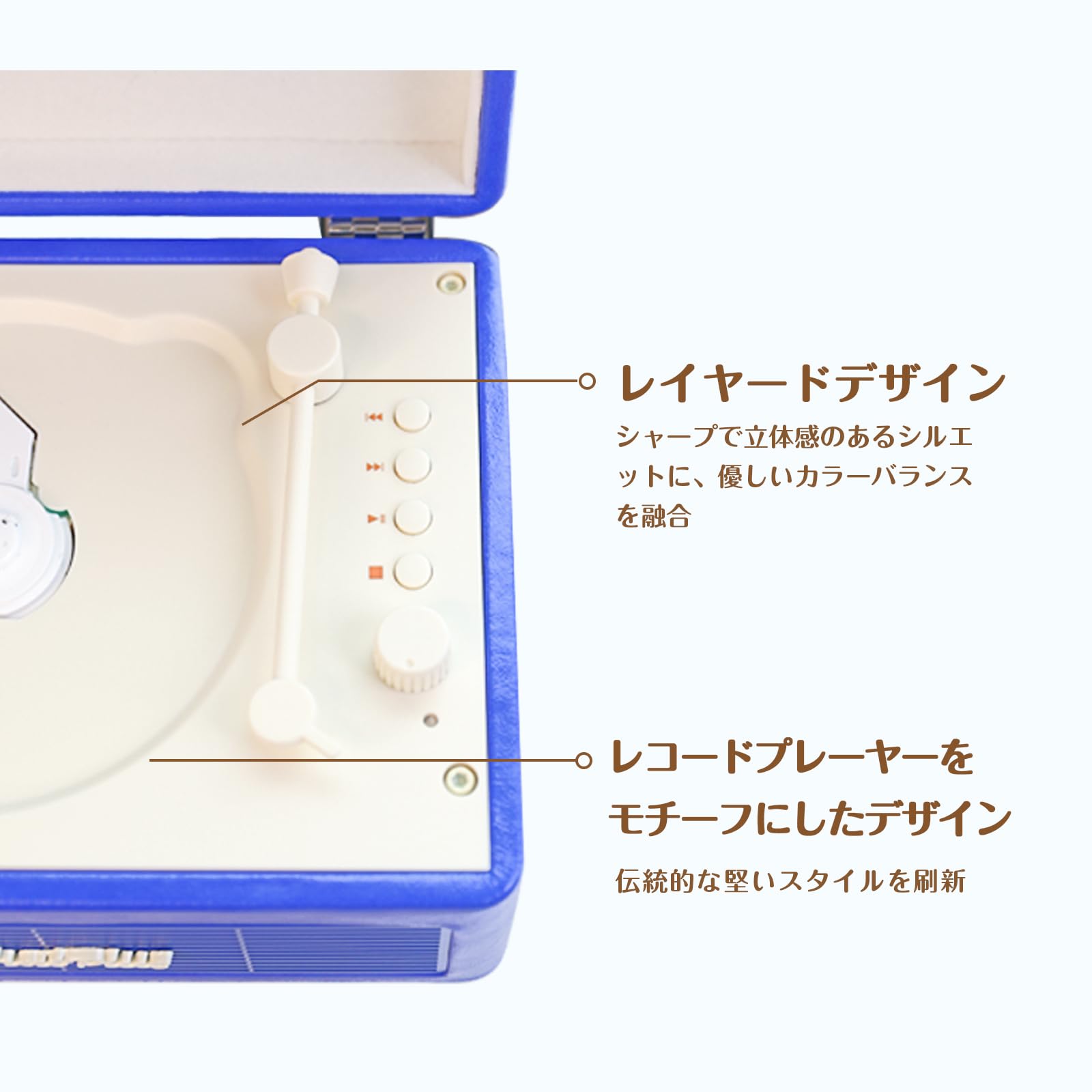 Amazon.co.jp: WhatPlus CDプレーヤー Bluetooth対応 スピーカー内蔵