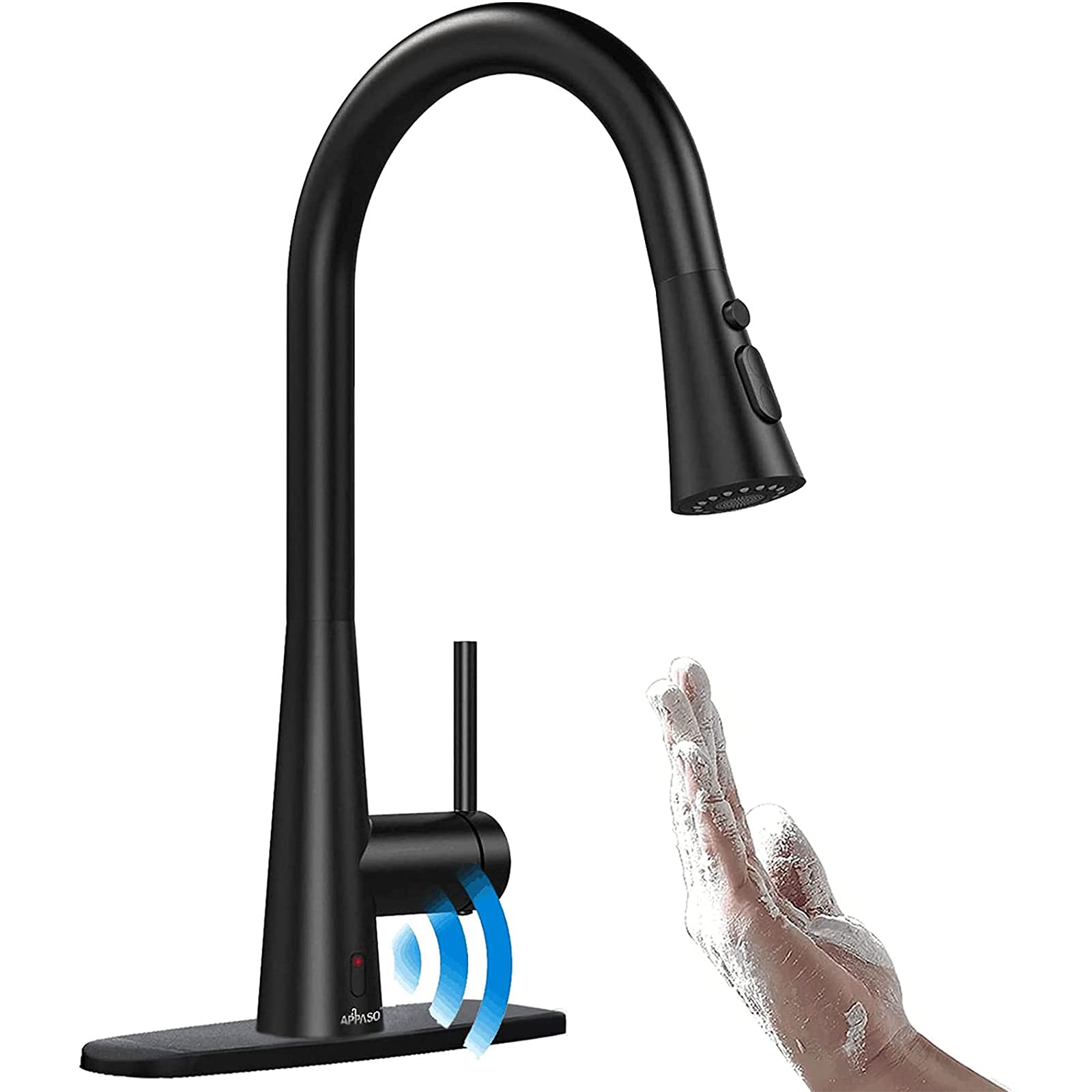 Buy APPASO Touchless Kitchen Faucet with Docking Sprayer Matt