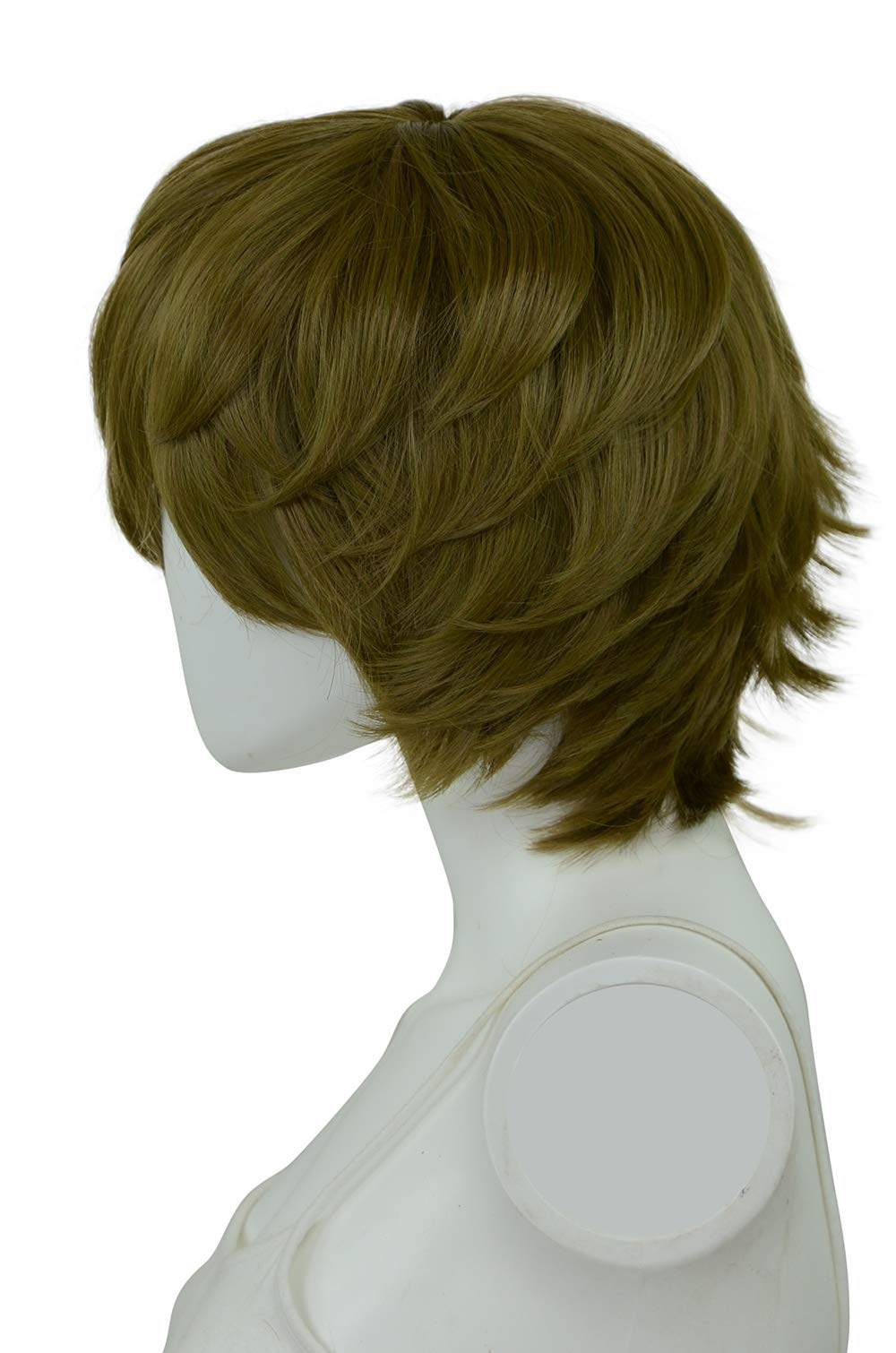 EpicCosplay® Apollo Shaggy Wig for Spiking (Matcha Brown)