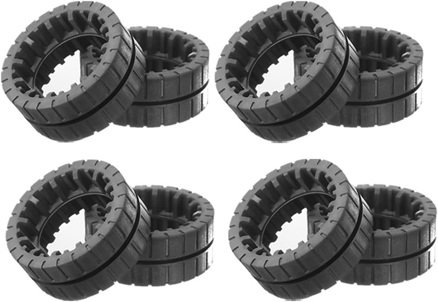 Non-Slip Replacement Wheel Tires Compatible With IRobot Braava Jet M6 6110 6012 6112 6113 Ultimate Wi-Fi Connected Robot Mop Parts(Color:2set)