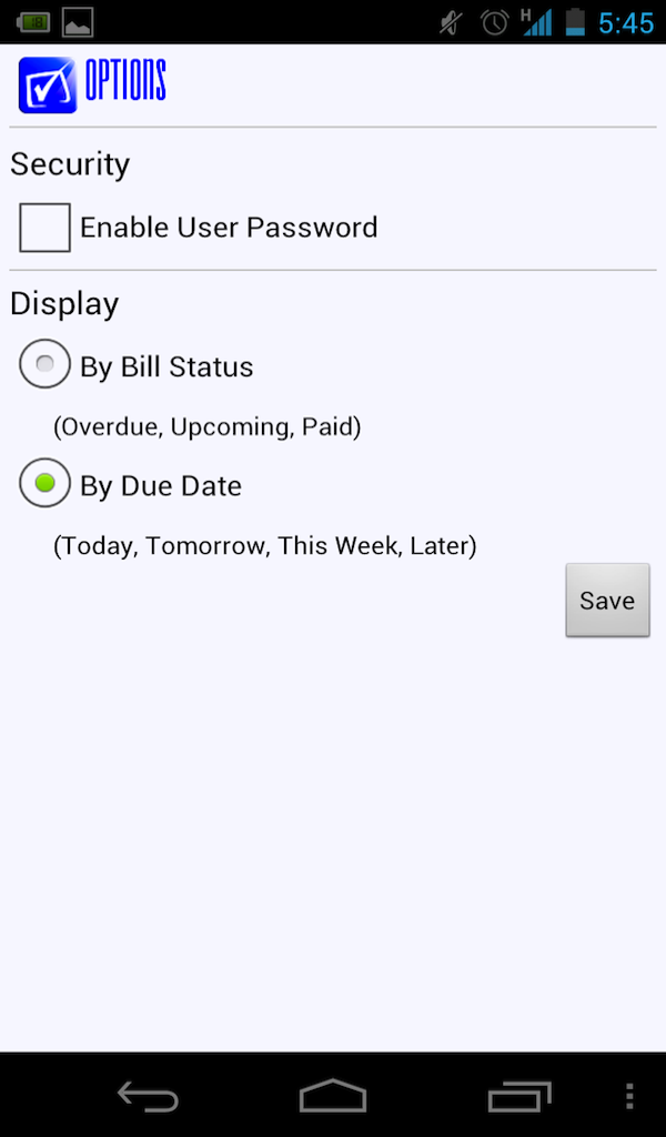 Bill Tracker and Reminder App on Amazon Appstore
